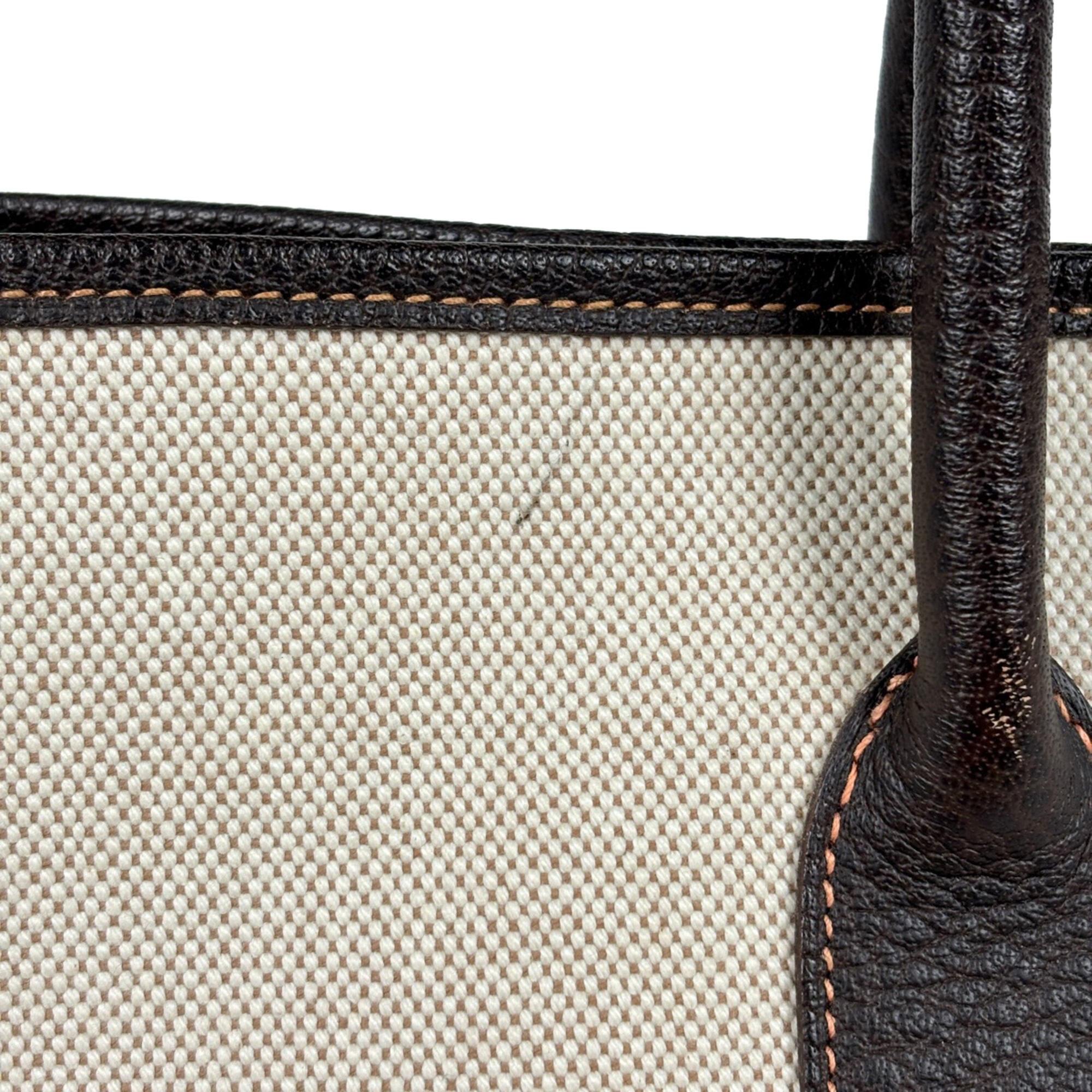 Hermes Cocaon Toile H Tote Bag (Pre-Owned)