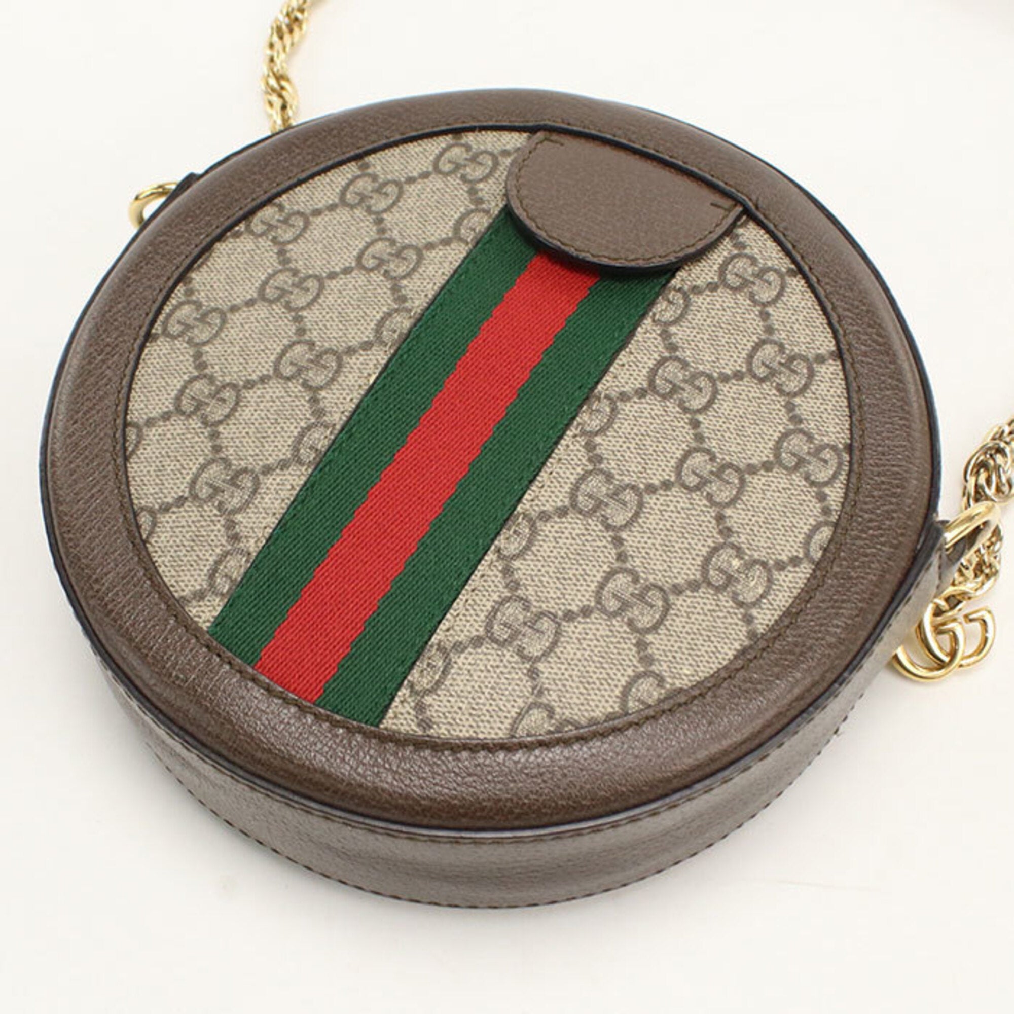 Gucci Beige Pvc Leather Shoulder Bag (Pre-Owned)
