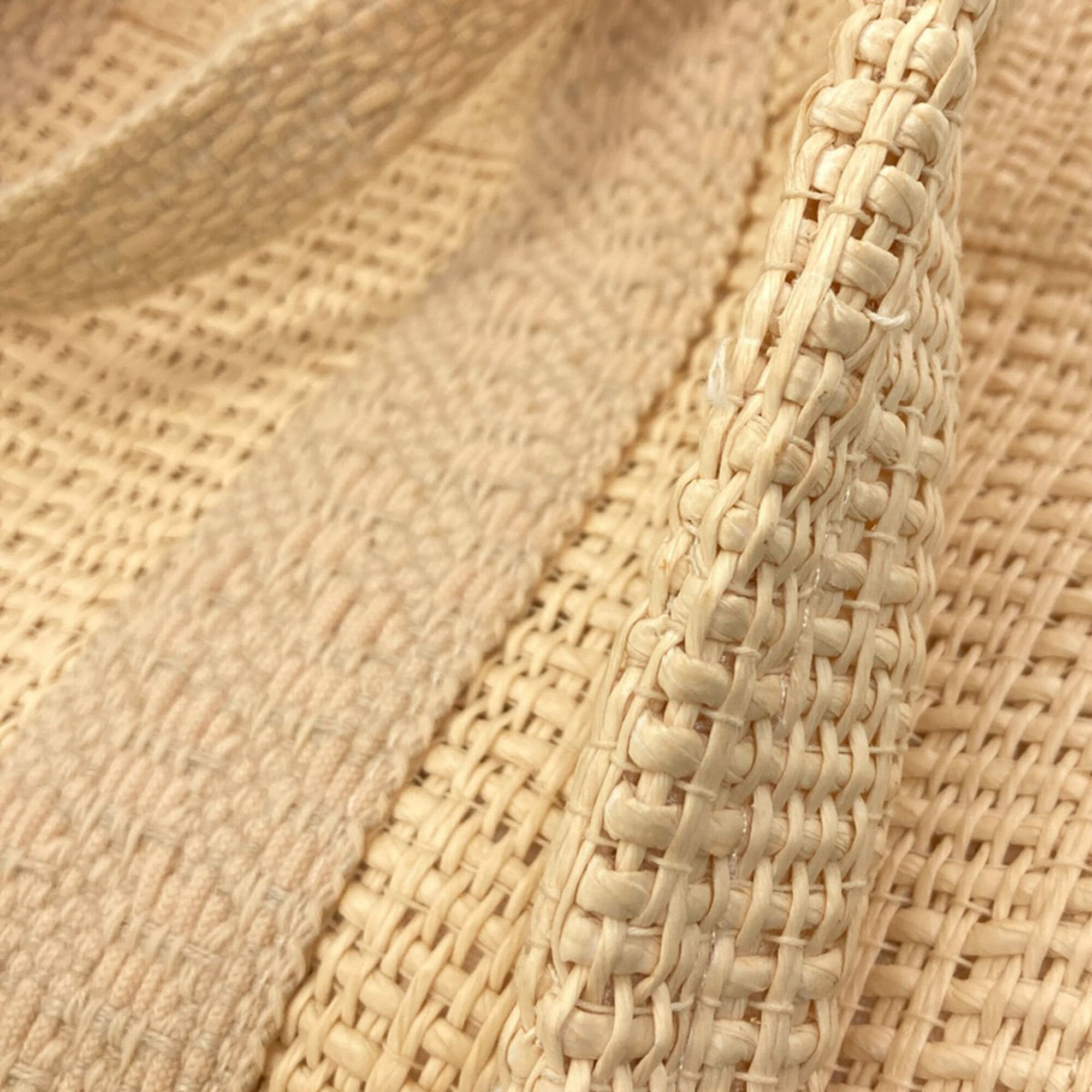 Hermes Beige Straw Tote Bag (Pre-Owned)