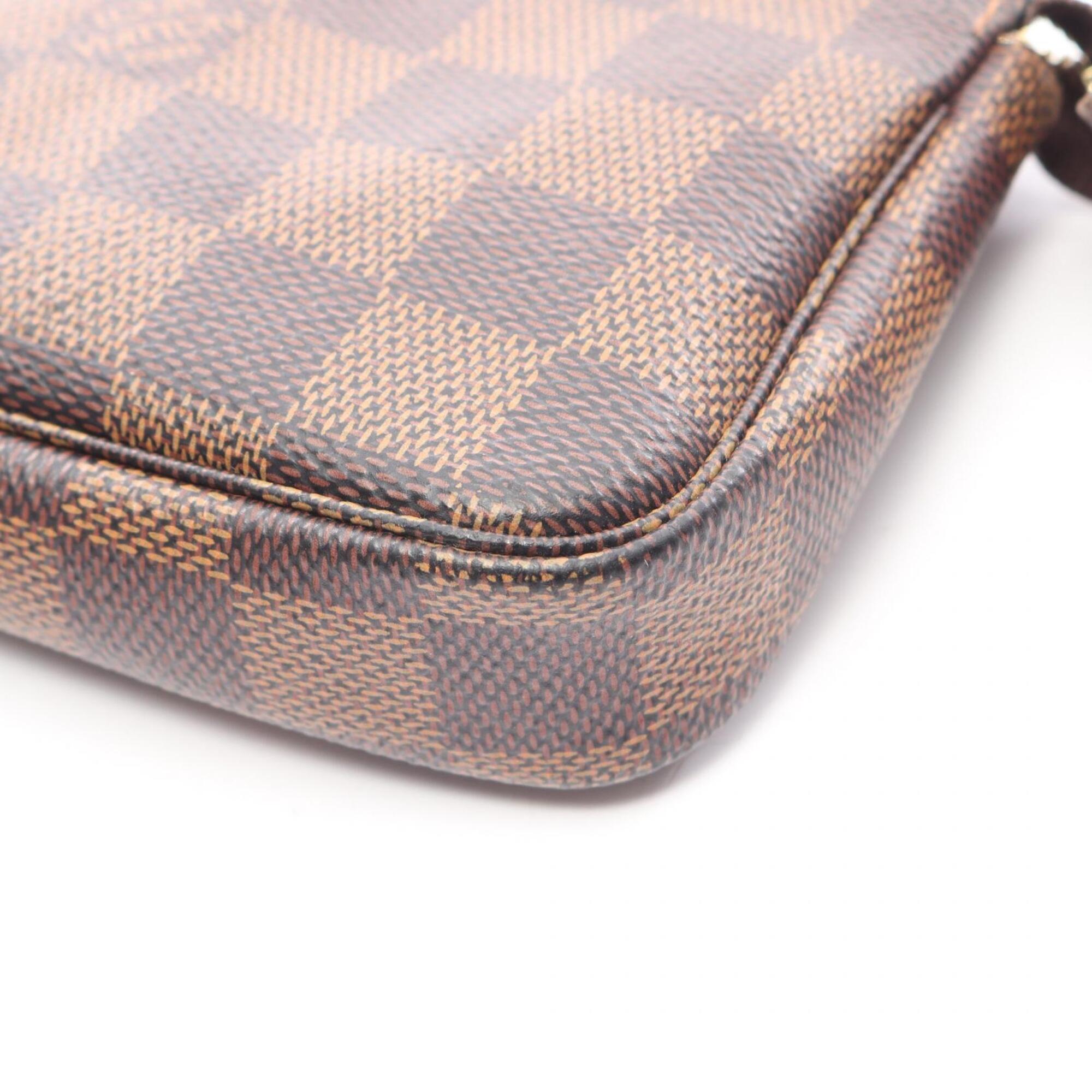 Louis Vuitton Brown Coated Canvas Leather Handbag (Pre-Owned)