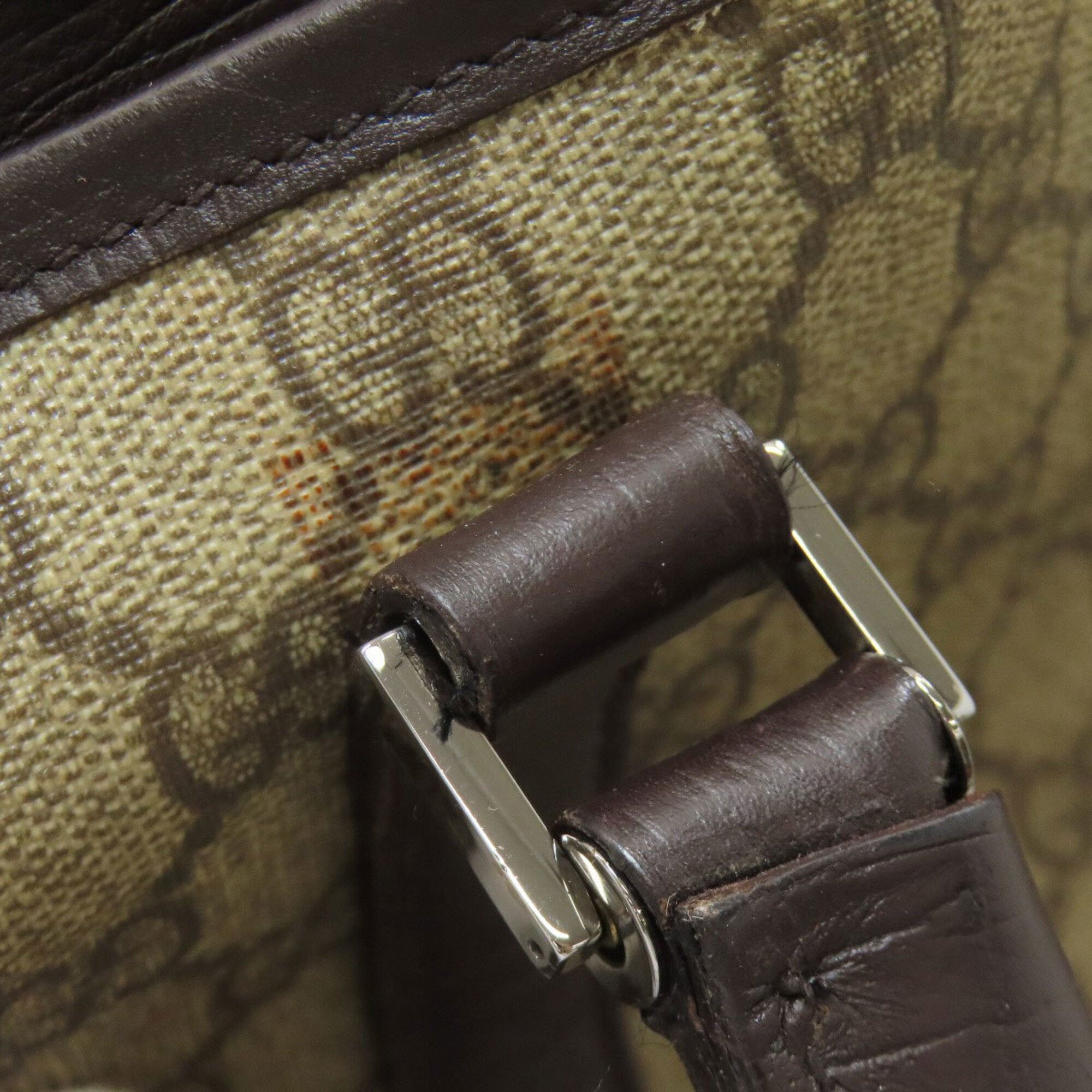 Gucci Brown Pvc Tote Bag (Pre-Owned)