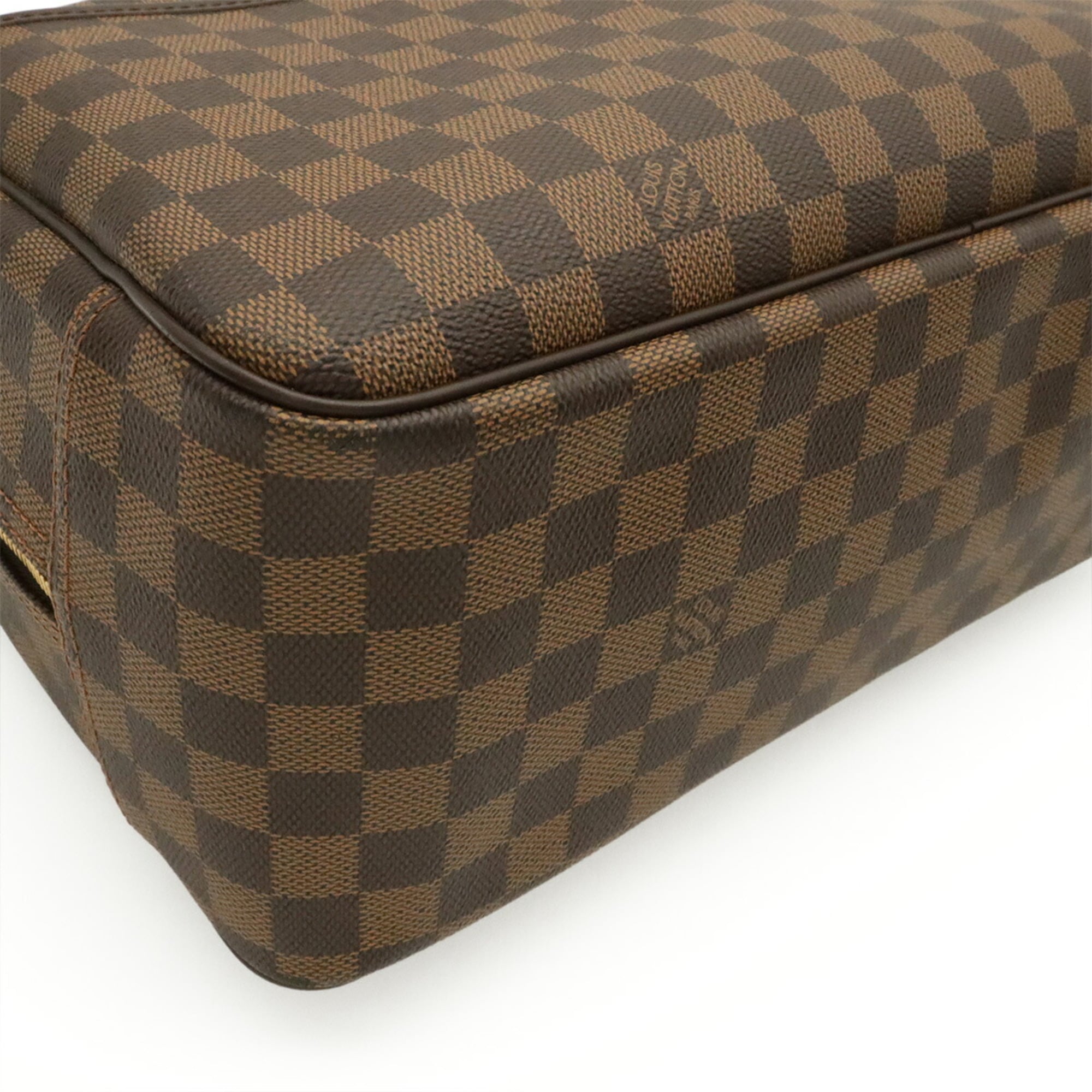 Louis Vuitton Brown Damier Canvas Pvc Handbag (Pre-Owned)