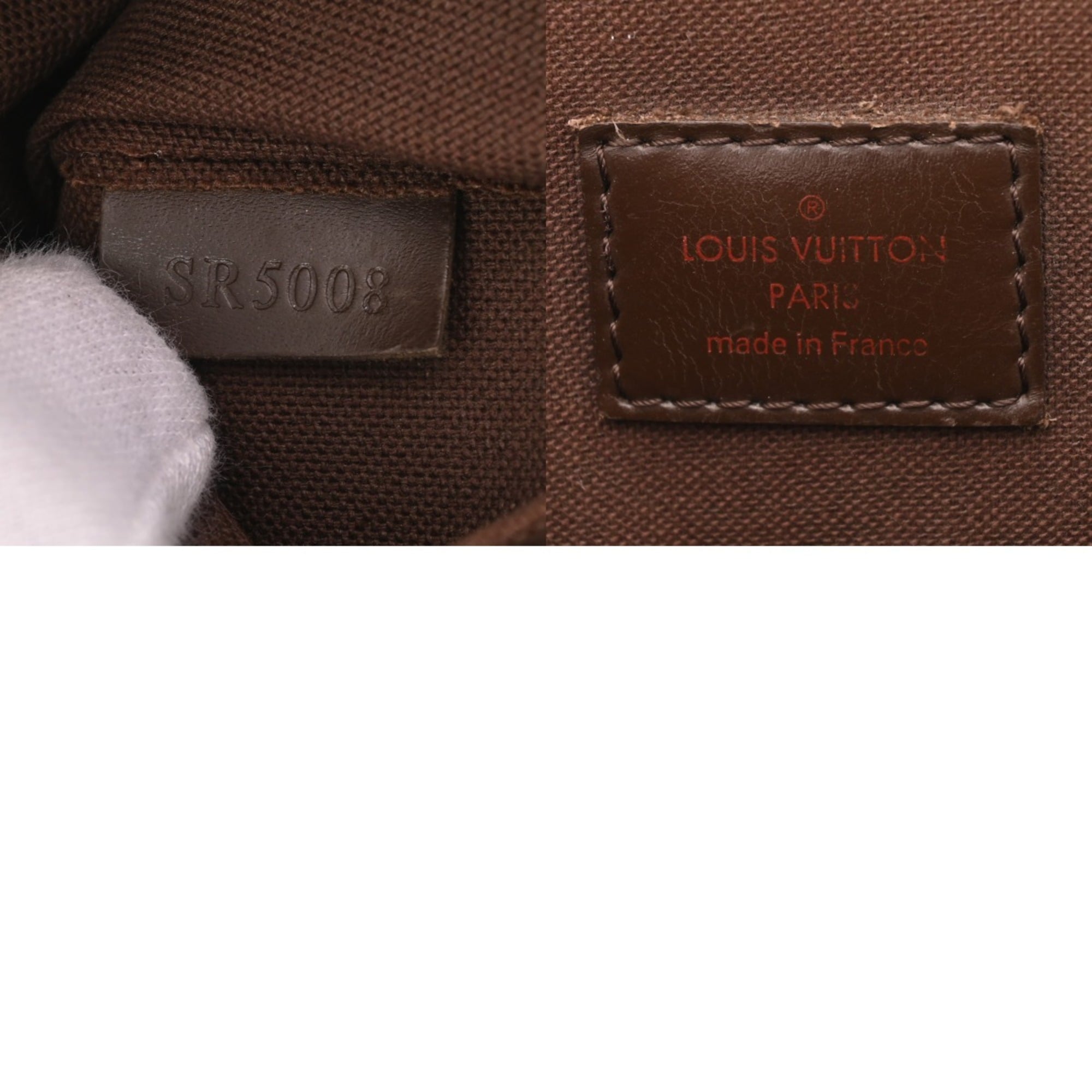 Louis Vuitton Damier Brown Damier Canvas Shoulder Bag (Pre-Owned)