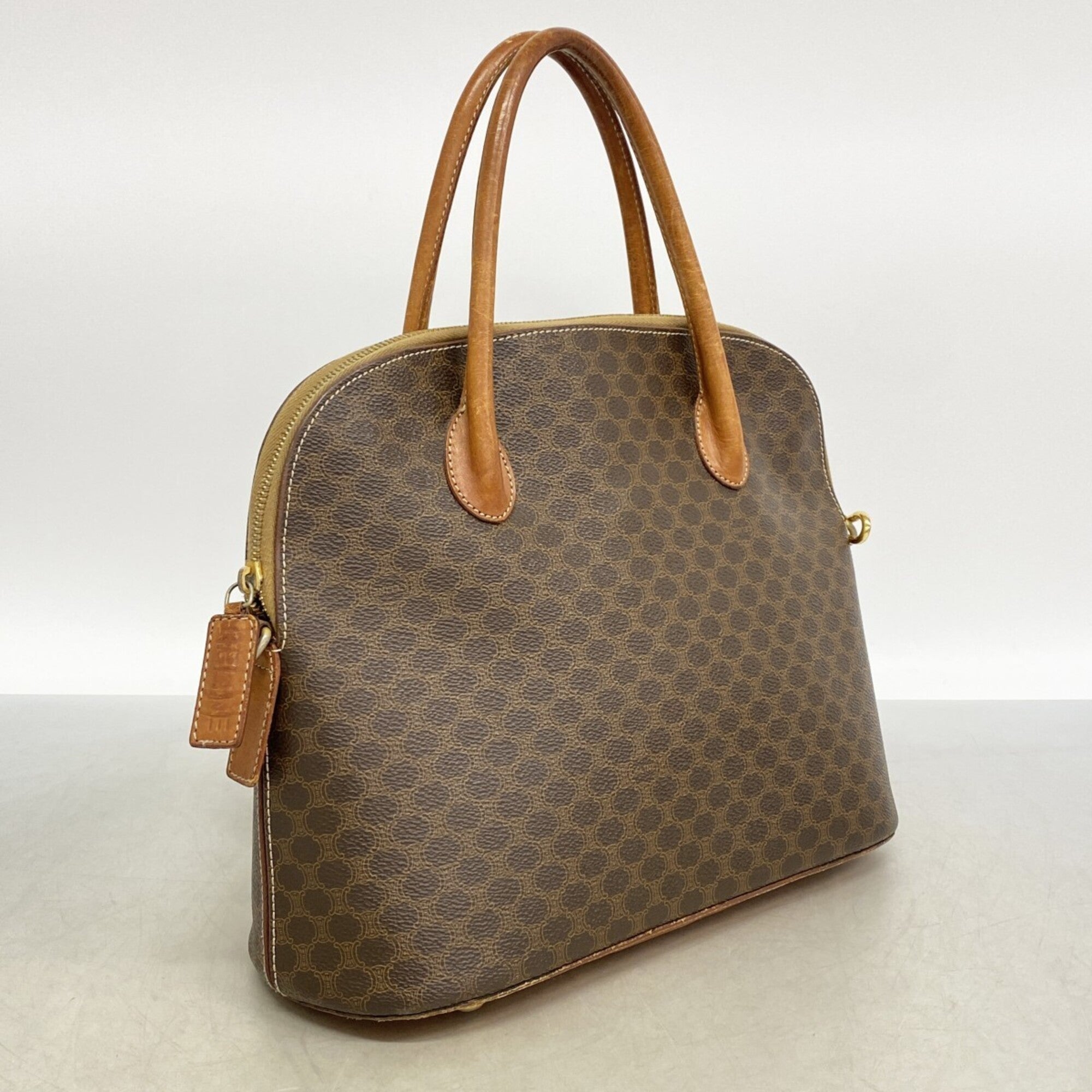Celine Brown Pvc Handbag (Pre-Owned)
