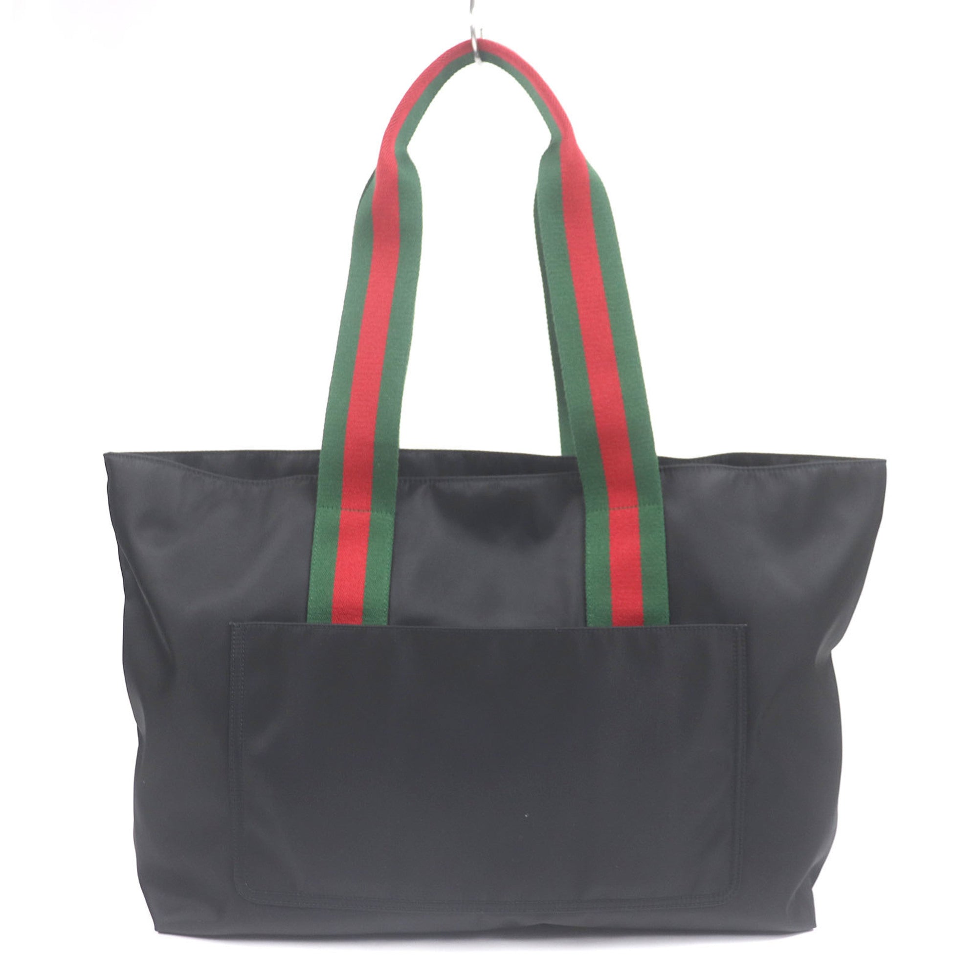 Gucci Sherry Line Black Nylon Tote Bag (Pre-Owned)