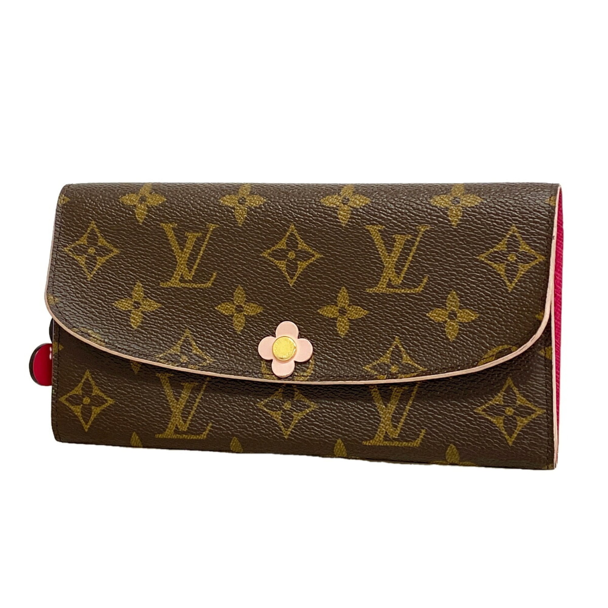 Louis Vuitton Brown Rose Ballerine Long Wallet (Bi-Fold) (Pre-Owned)