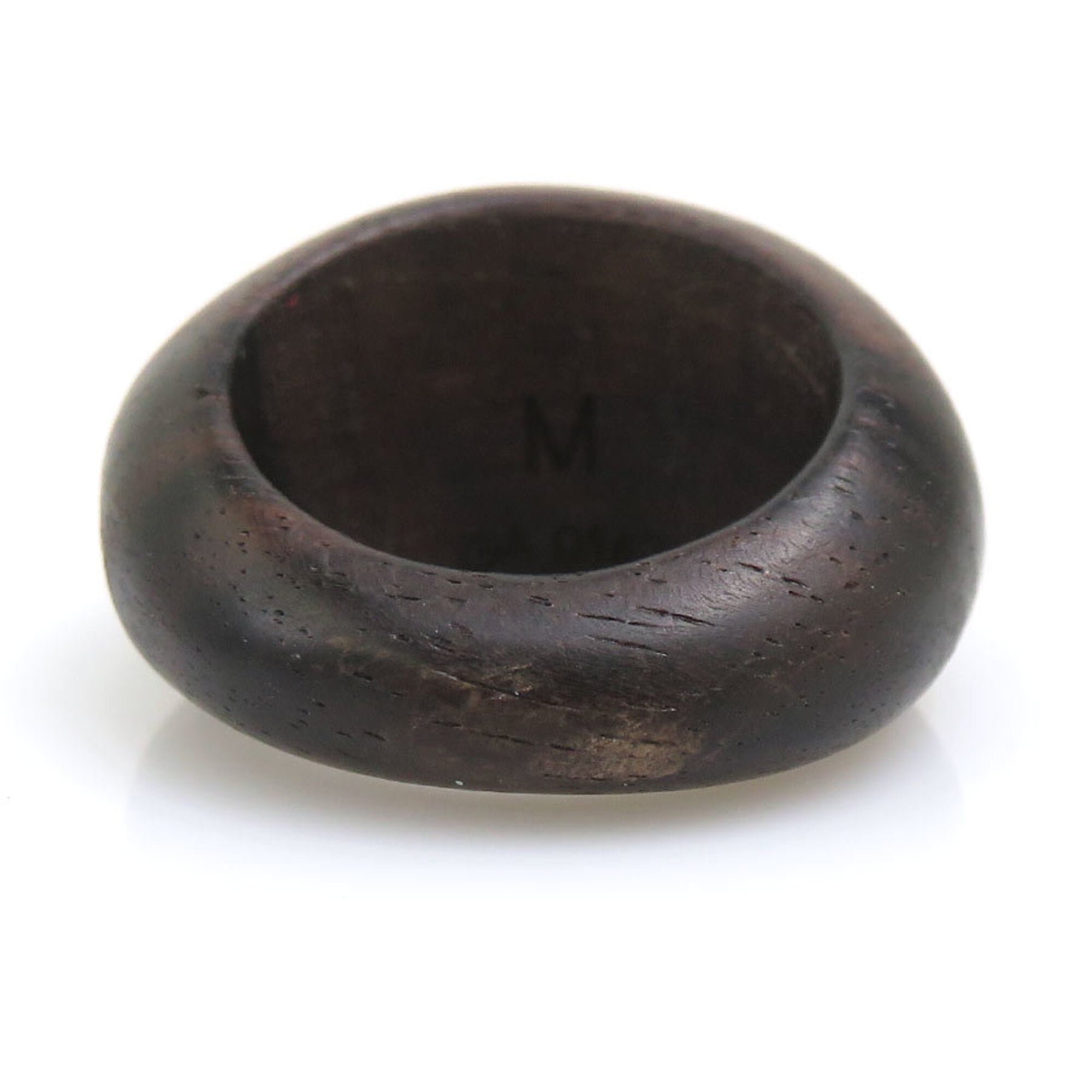 Louis Vuitton Brown Wood Band Ring (Pre-Owned)