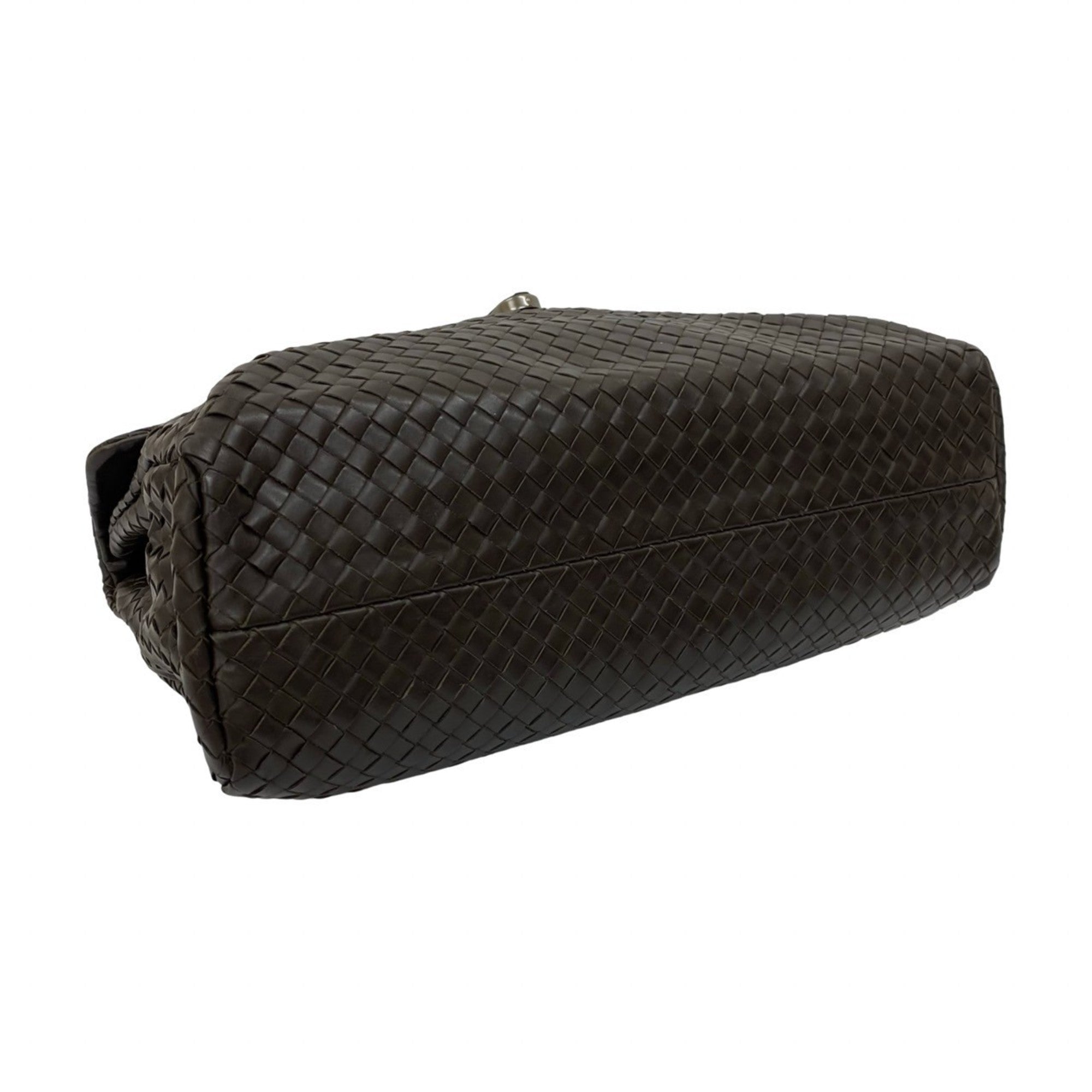 Bottega Veneta Brown Leather Briefcase (Pre-Owned)