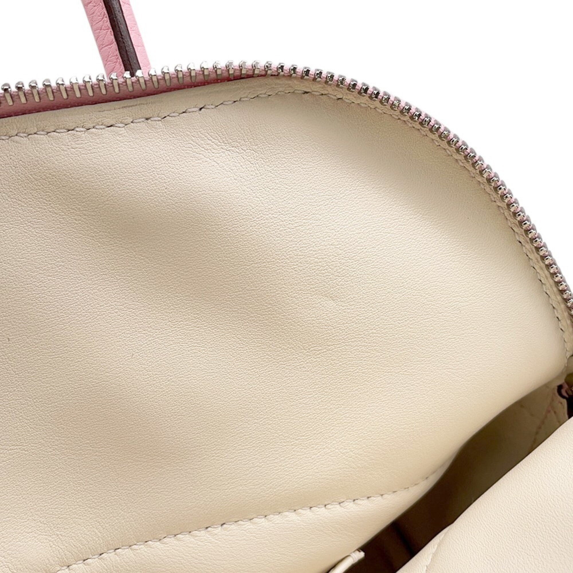 Hermes Bolide Rose Sakura Taurillon Clemence Leather Handbag (Pre-Owned)
