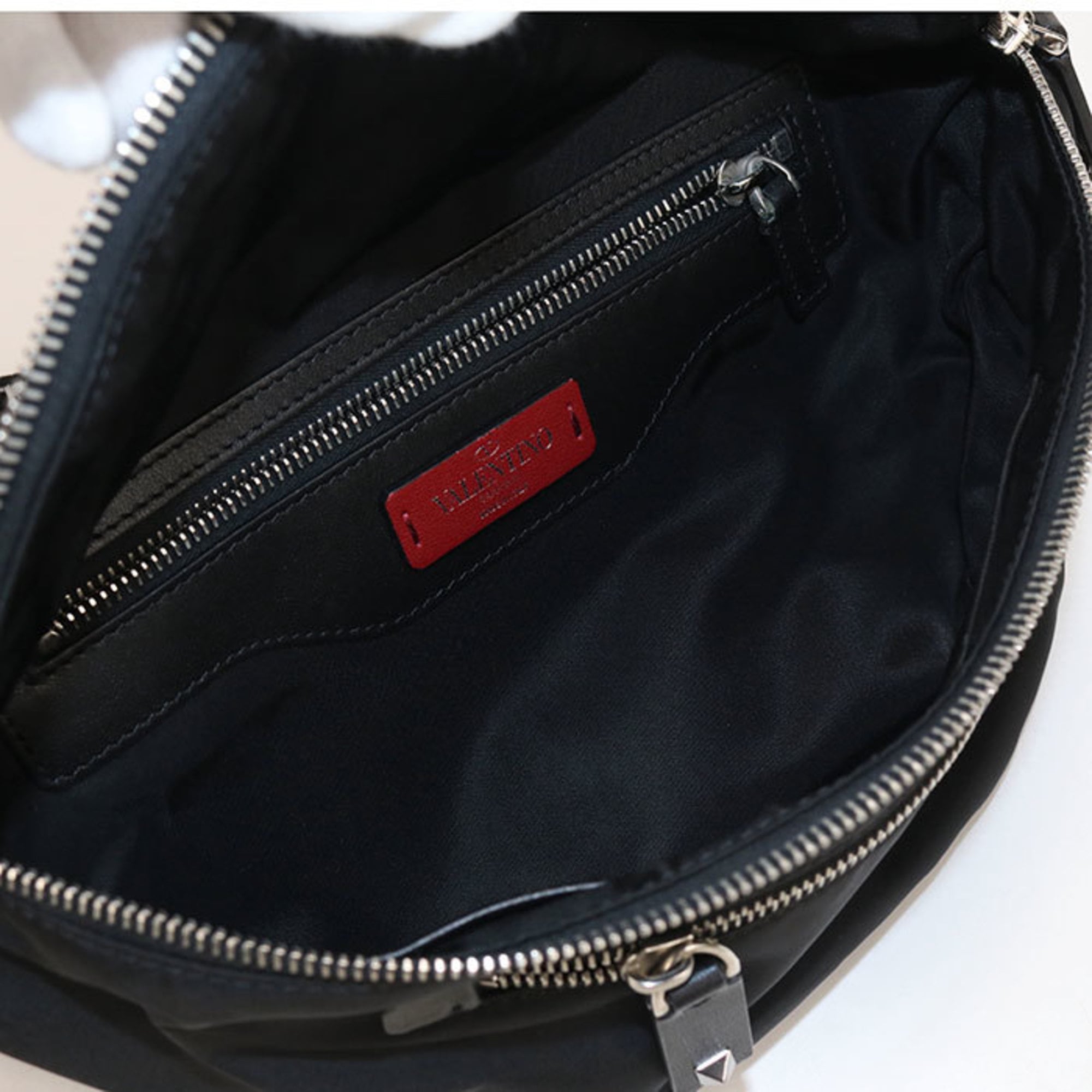 Valentino Garavani Black Nylon Sling Bag (Pre-Owned)