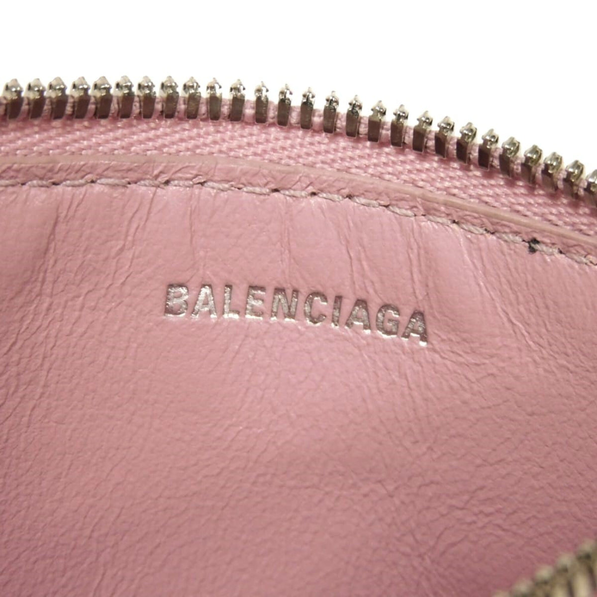 Balenciaga Pink Pink Beige Coin Purse/Coin Case (Pre-Owned)