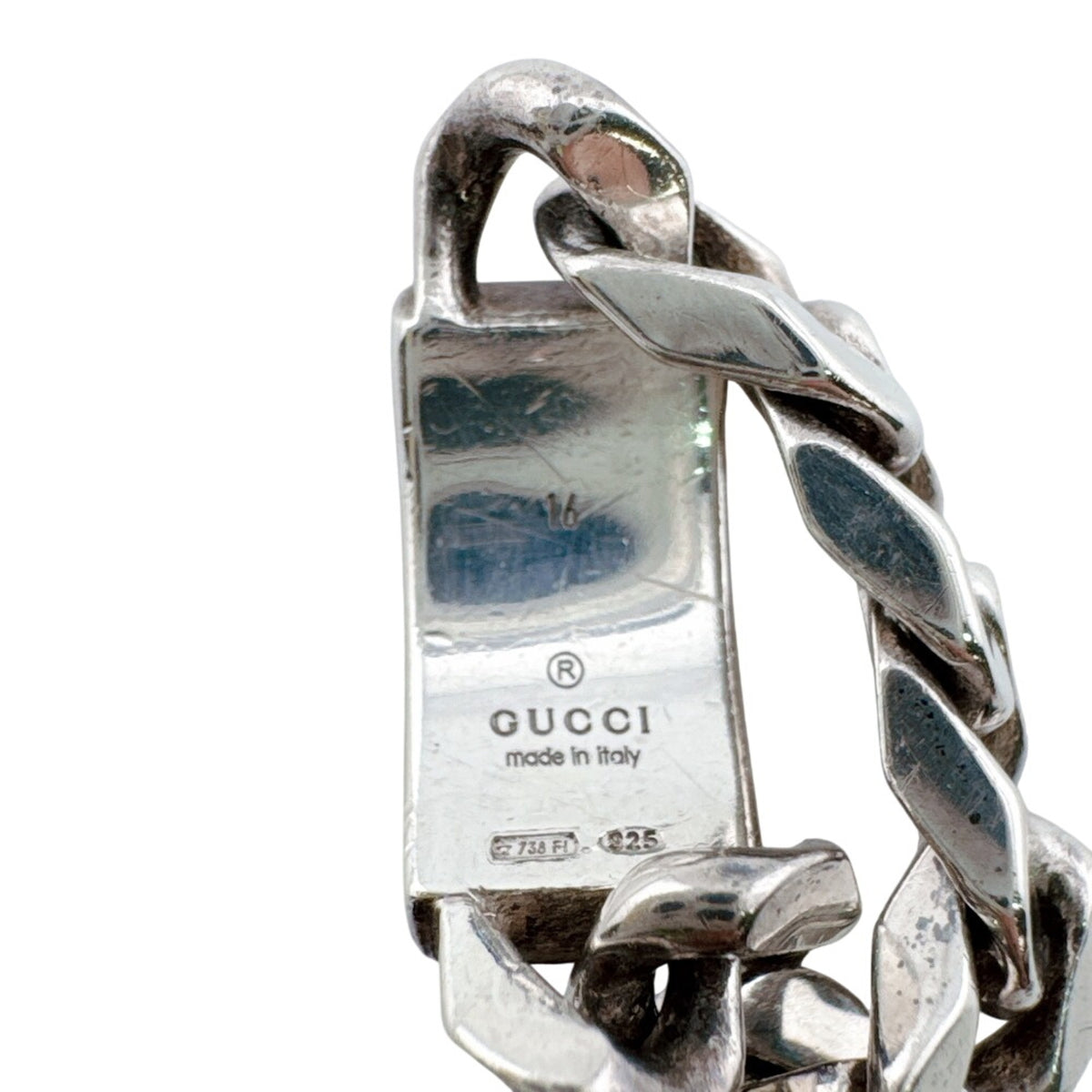 Gucci Silver Silver 925 Band Ring (Pre-Owned)