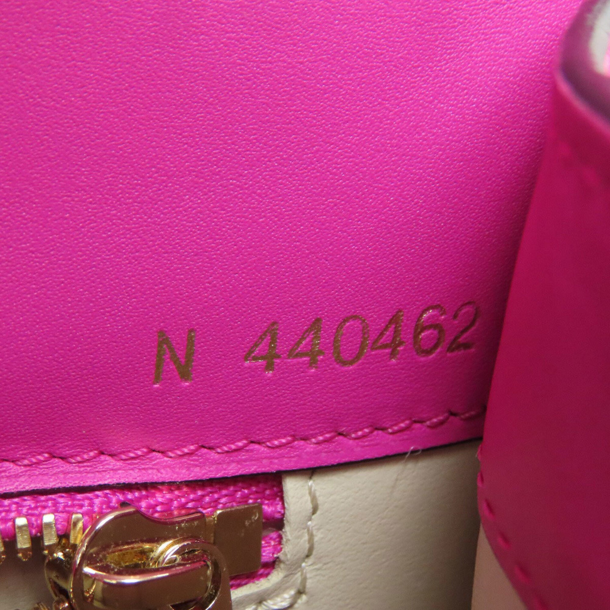 Valextra Pink Leather Handbag (Pre-Owned)