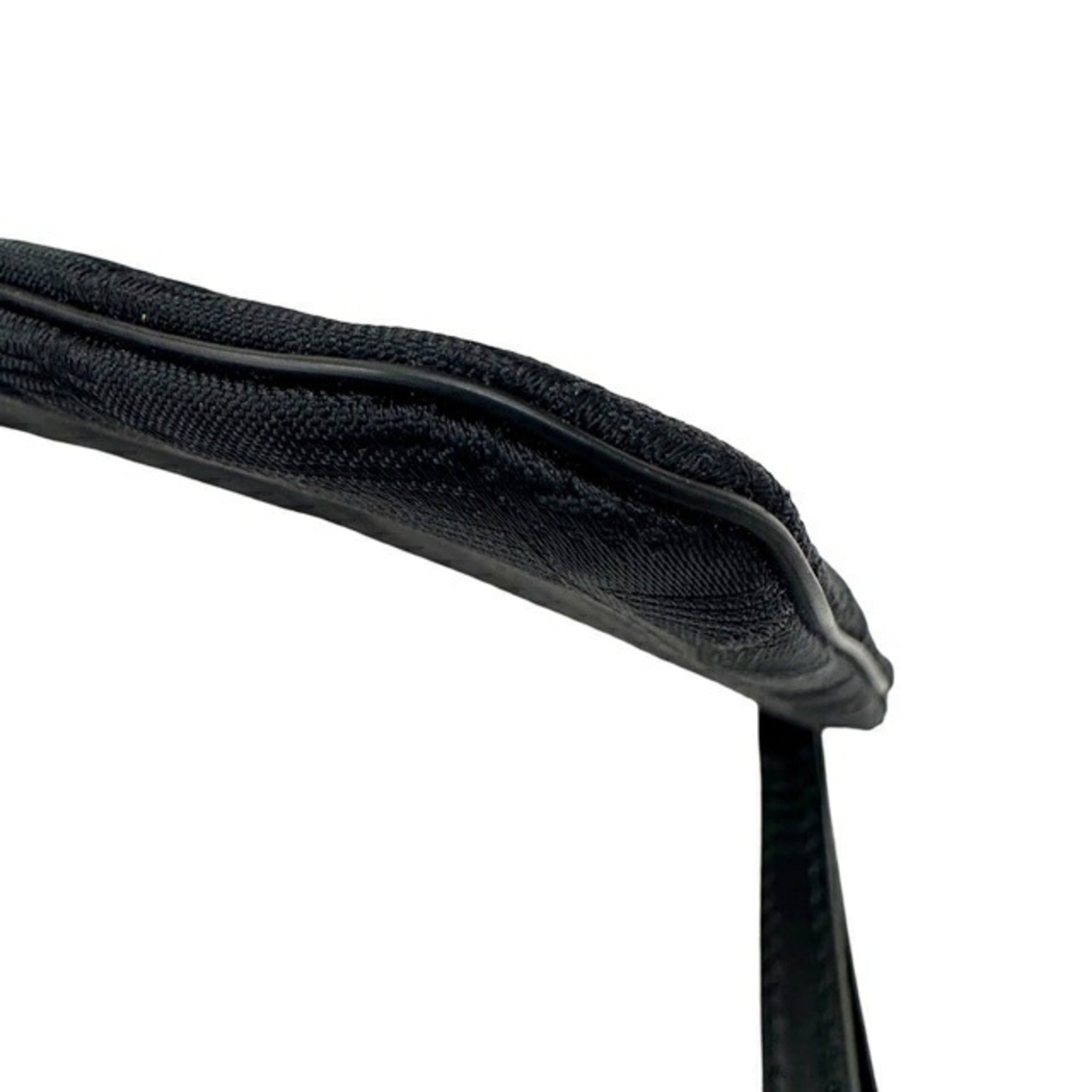 Chanel New Travel Line Black Nylon Leather Pouch (Pre-Owned)