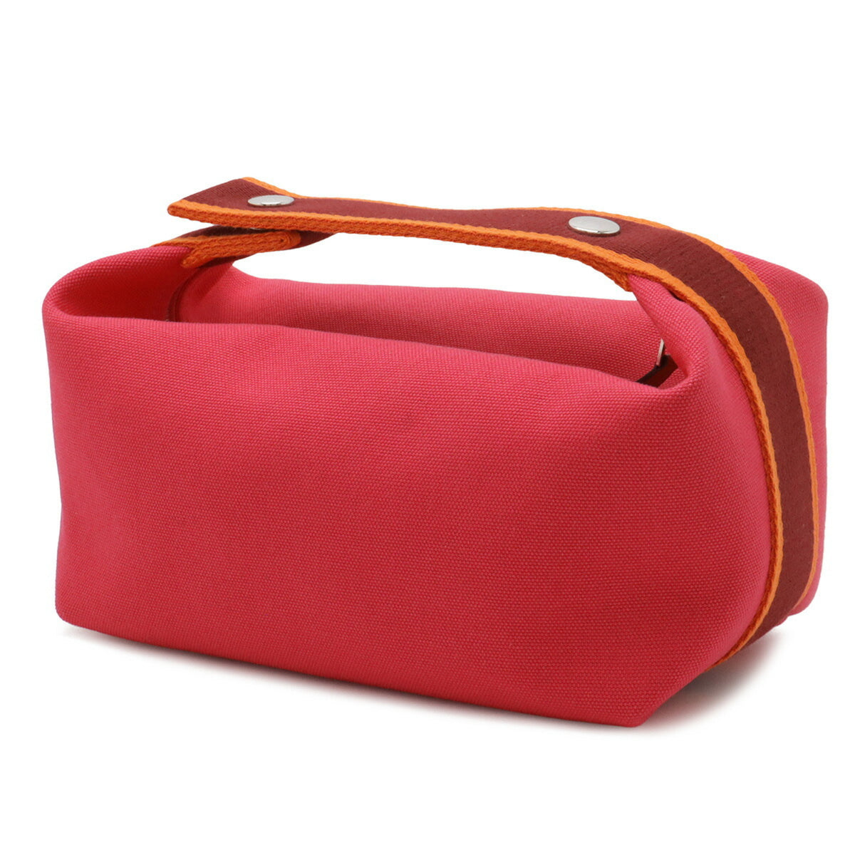 Hermes Pink Canvas Handbag Pouch (Pre-Owned)