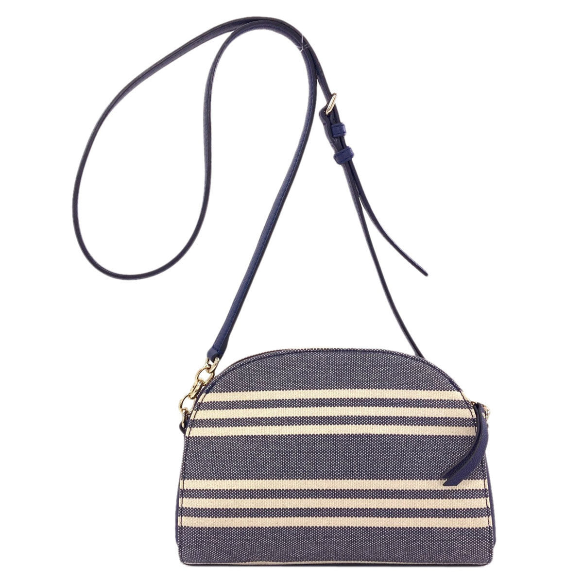 Kate Spade Blue Canvas Leather Shoulder Bag (Pre-Owned)