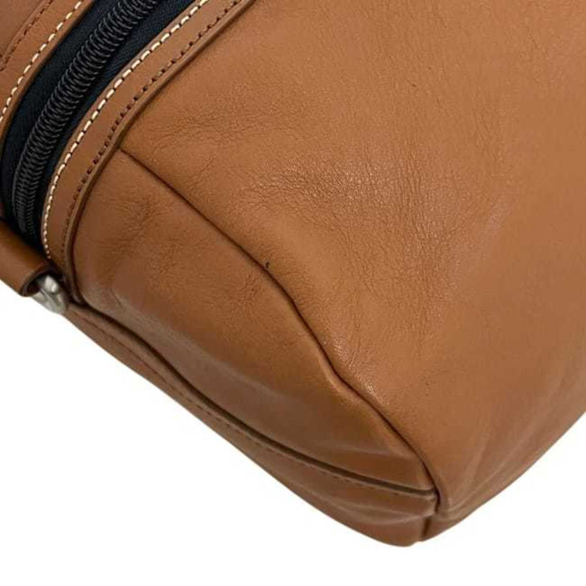 Coach Brown Leather Boston Bag (Pre-Owned)
