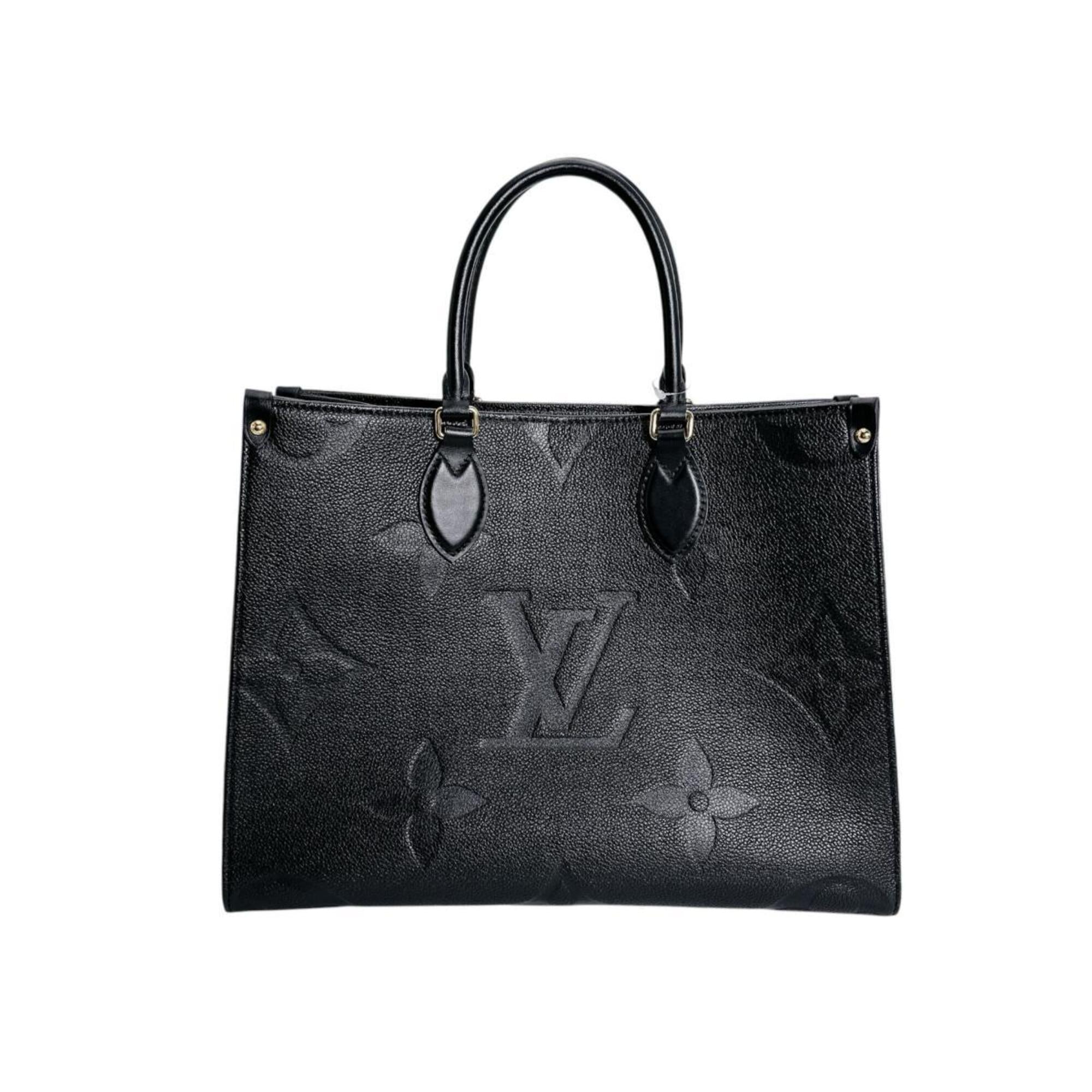 Louis Vuitton Black Noir Monogram Empreinte Handbag Tote Bag (Pre-Owned)