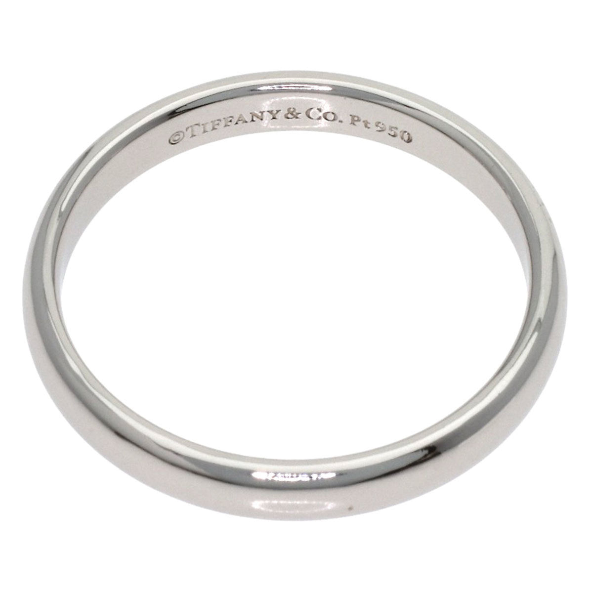 Tiffany Platinum 950 Band Ring (Pre-Owned)