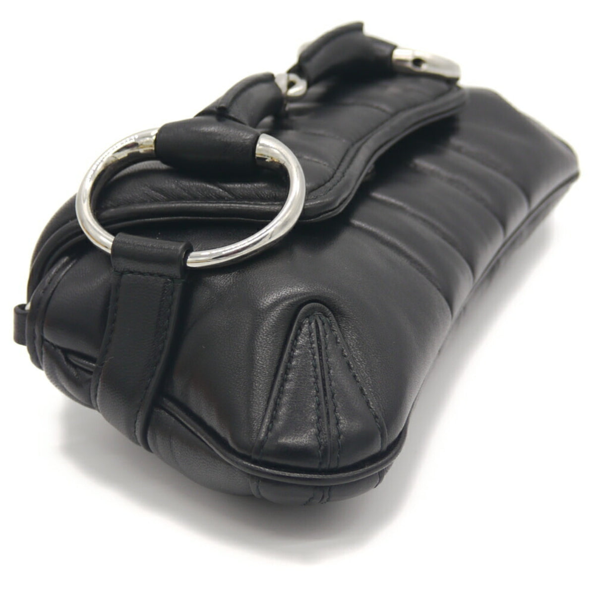 Gucci Black Leather Shoulder Bag (Pre-Owned)