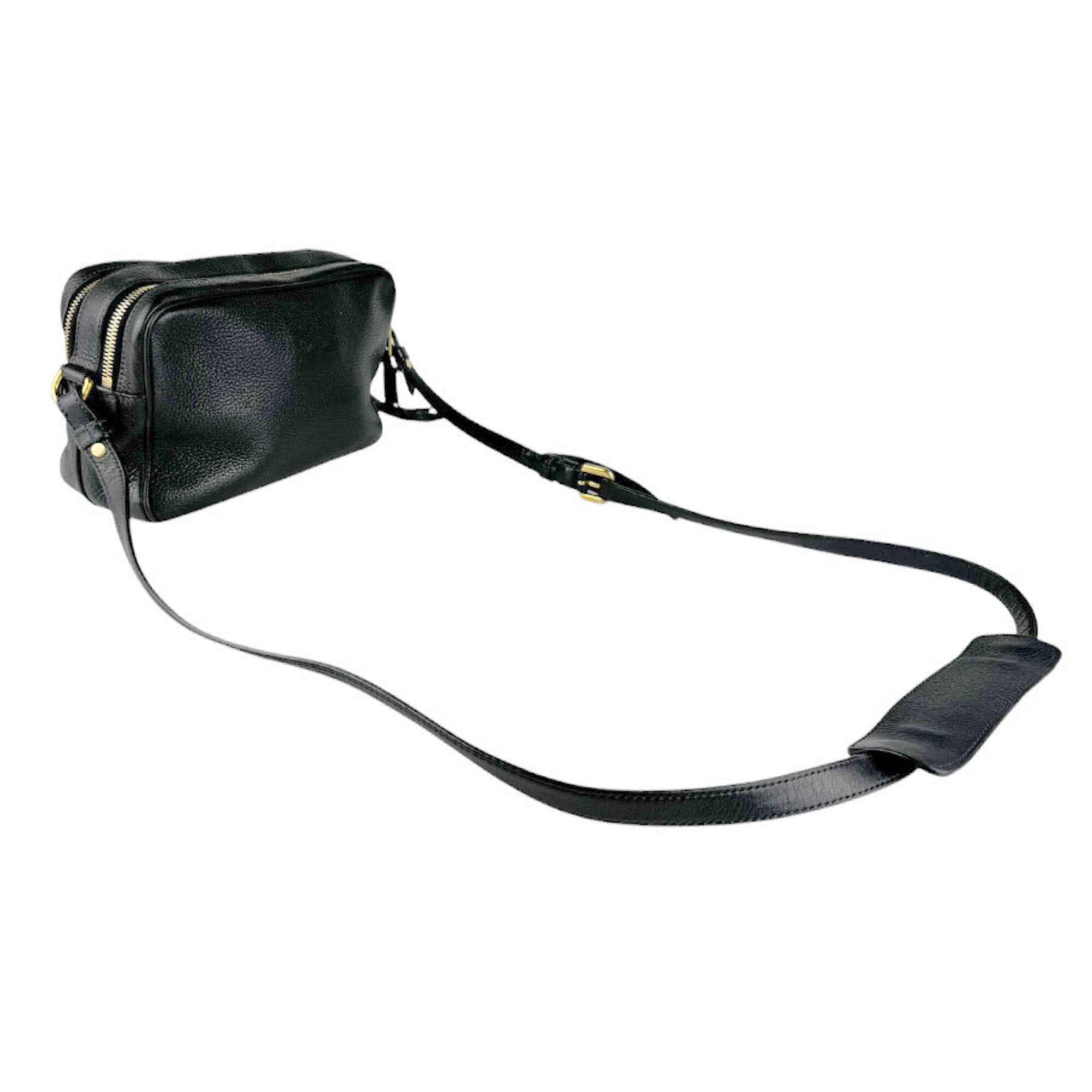 Prada Black Leather Shoulder Bag (Pre-Owned)