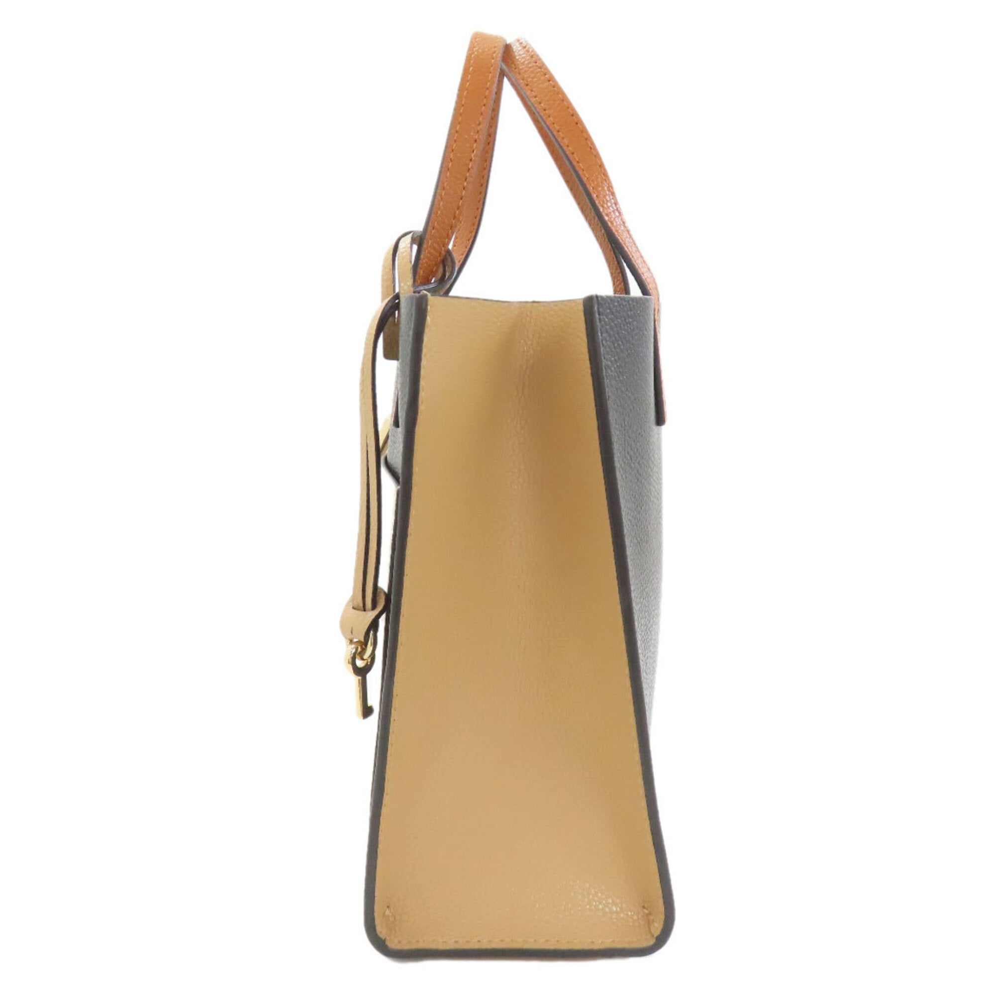 Marc Jacobs Black White Leather Handbag (Pre-Owned)