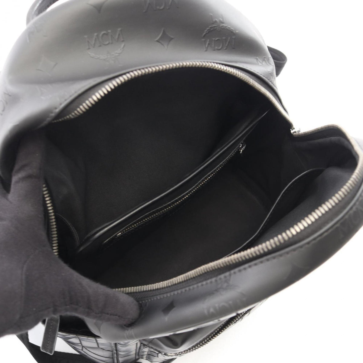 Mcm Black Polyamide Backpack (Pre-Owned)