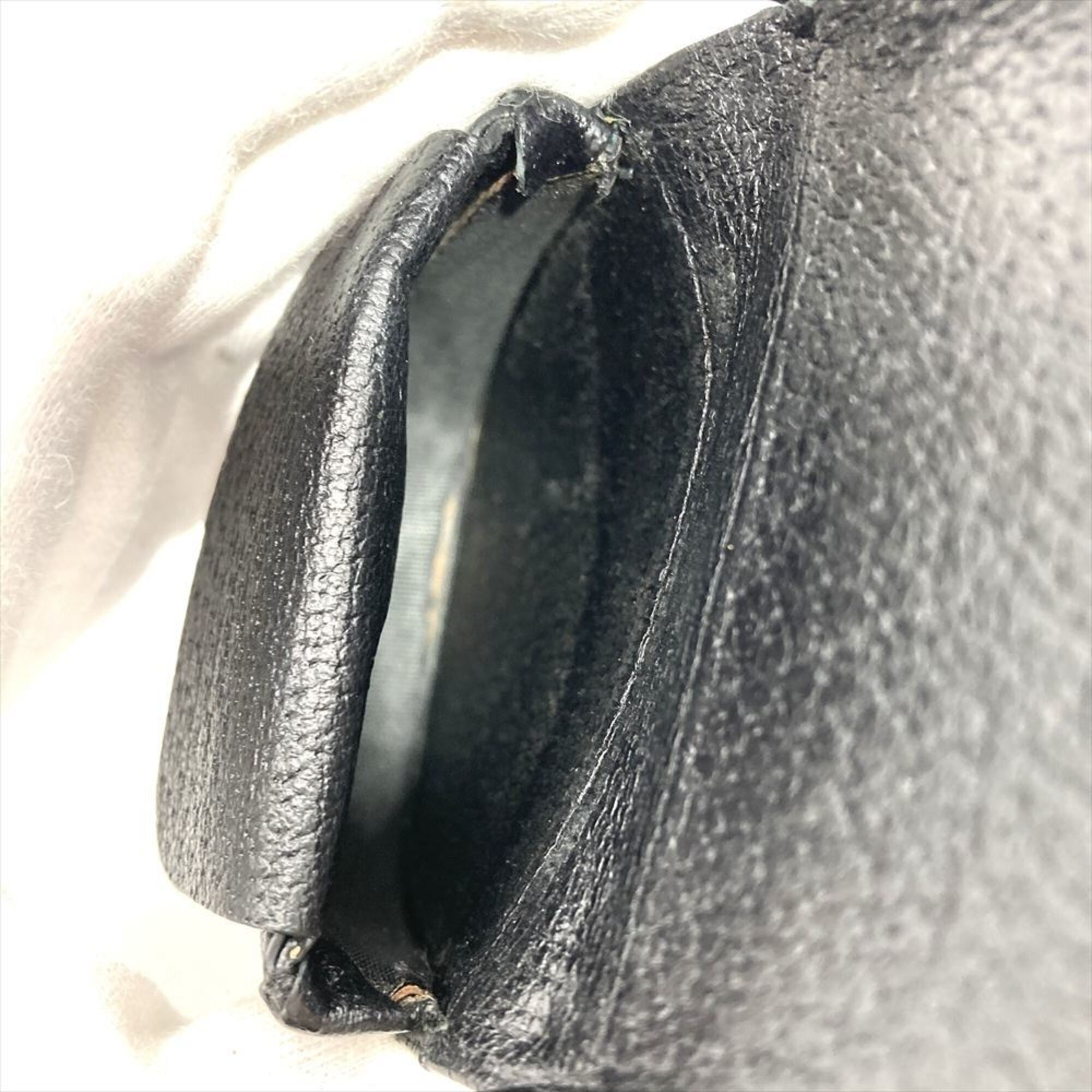 Gucci Black Leather Coin Purse/Coin Case (Pre-Owned)