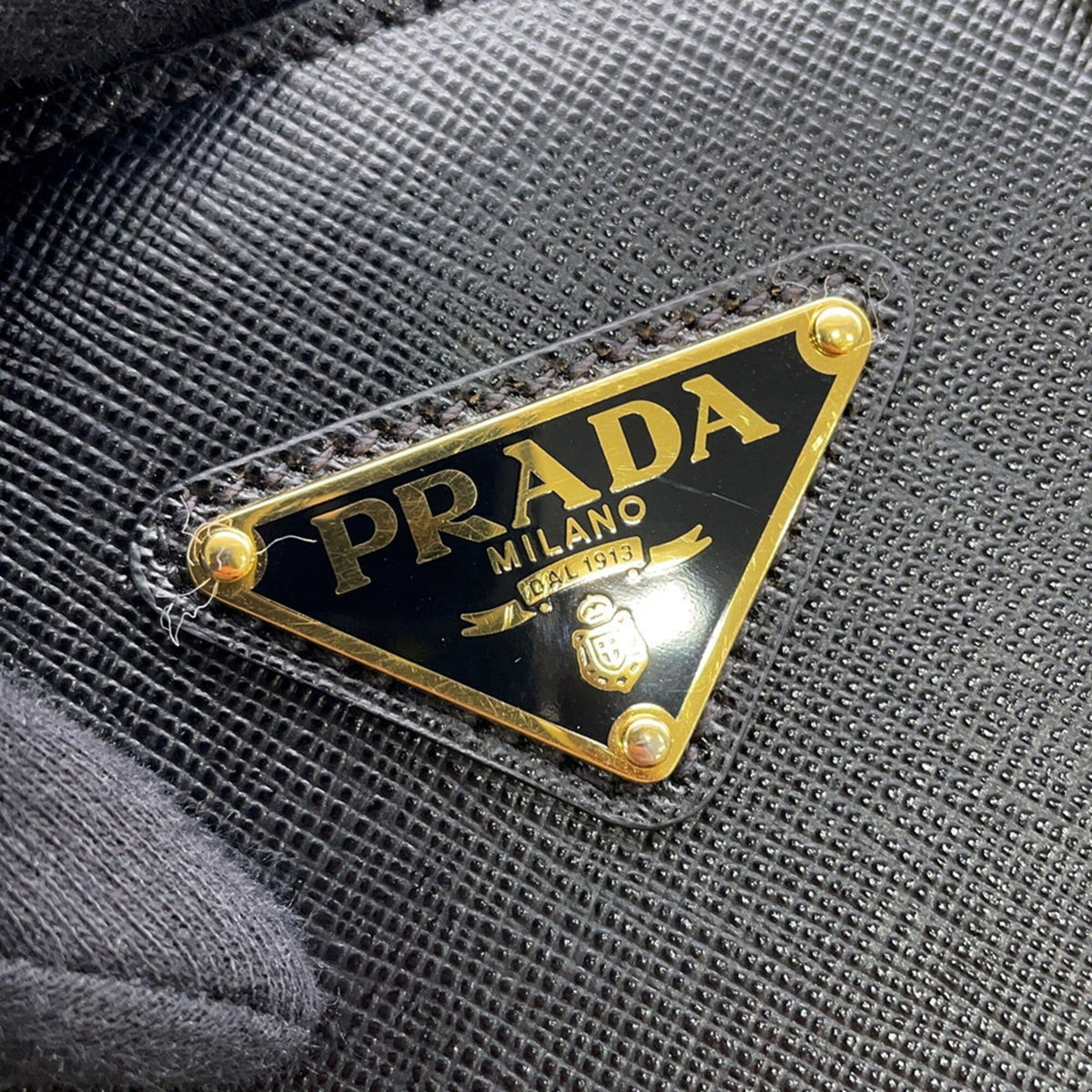 Prada Black Leather Handbag (Pre-Owned)