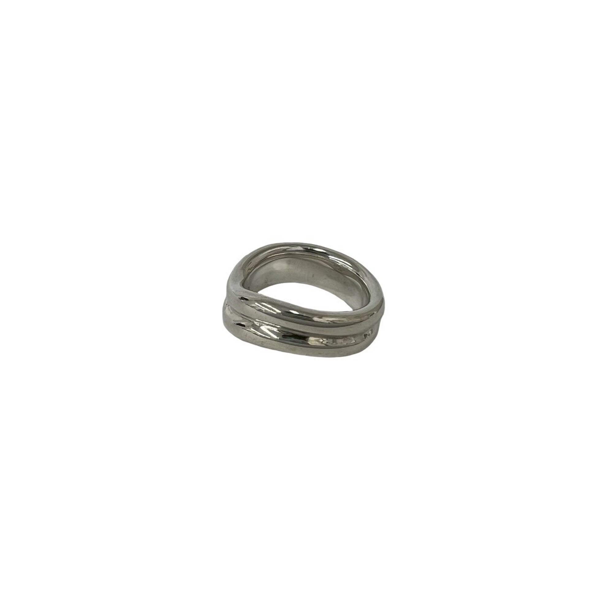 Tiffany Silver Silver 925 Band Ring (Pre-Owned)