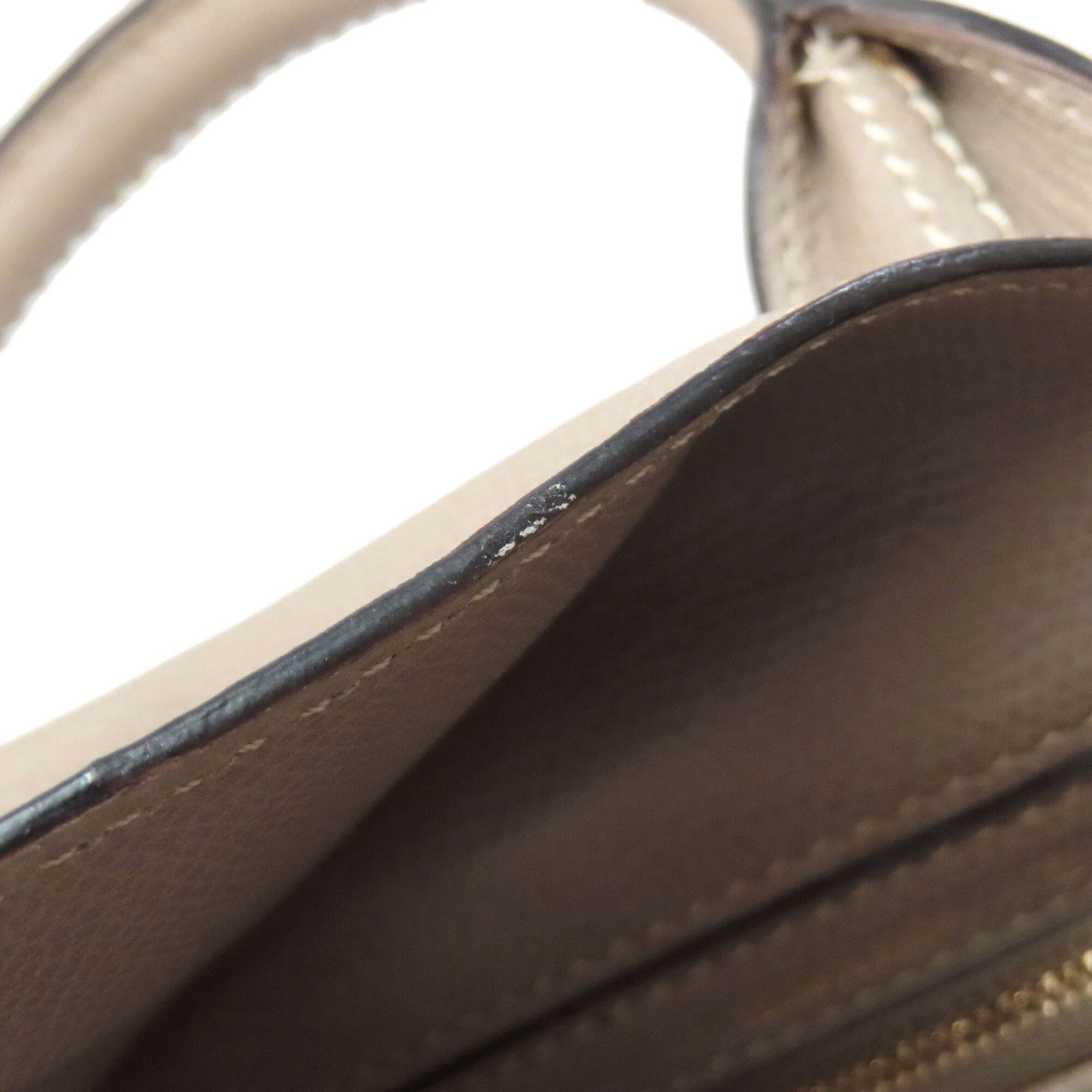 Valextra Beige Leather Handbag (Pre-Owned)