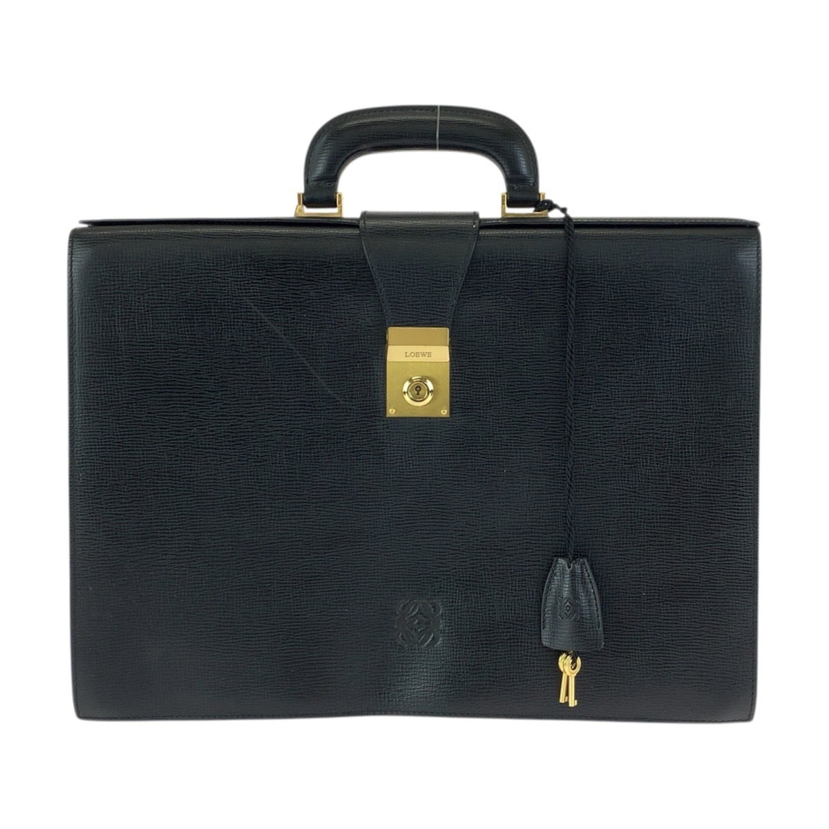 Loewe Black Leather Briefcase (Pre-Owned)
