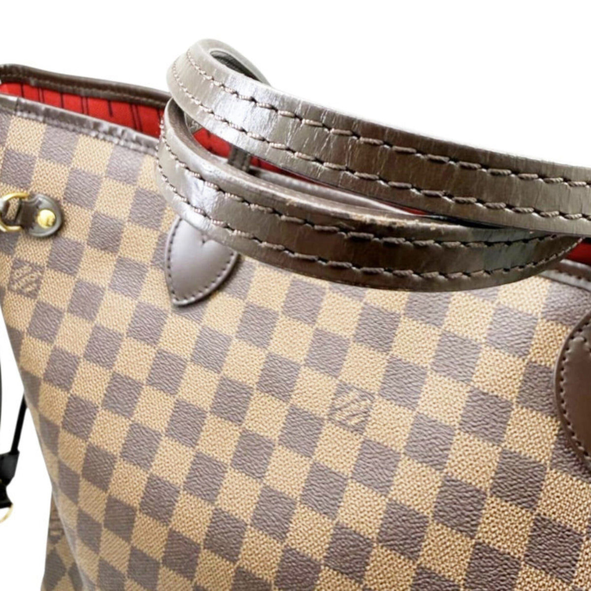 Louis Vuitton Damier Brown Damier Canvas Tote Bag (Pre-Owned)