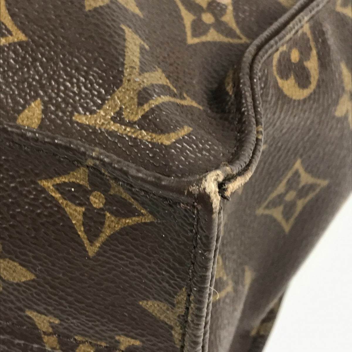 Louis Vuitton Brown Monogram Canvas Handbag Tote Bag (Pre-Owned)