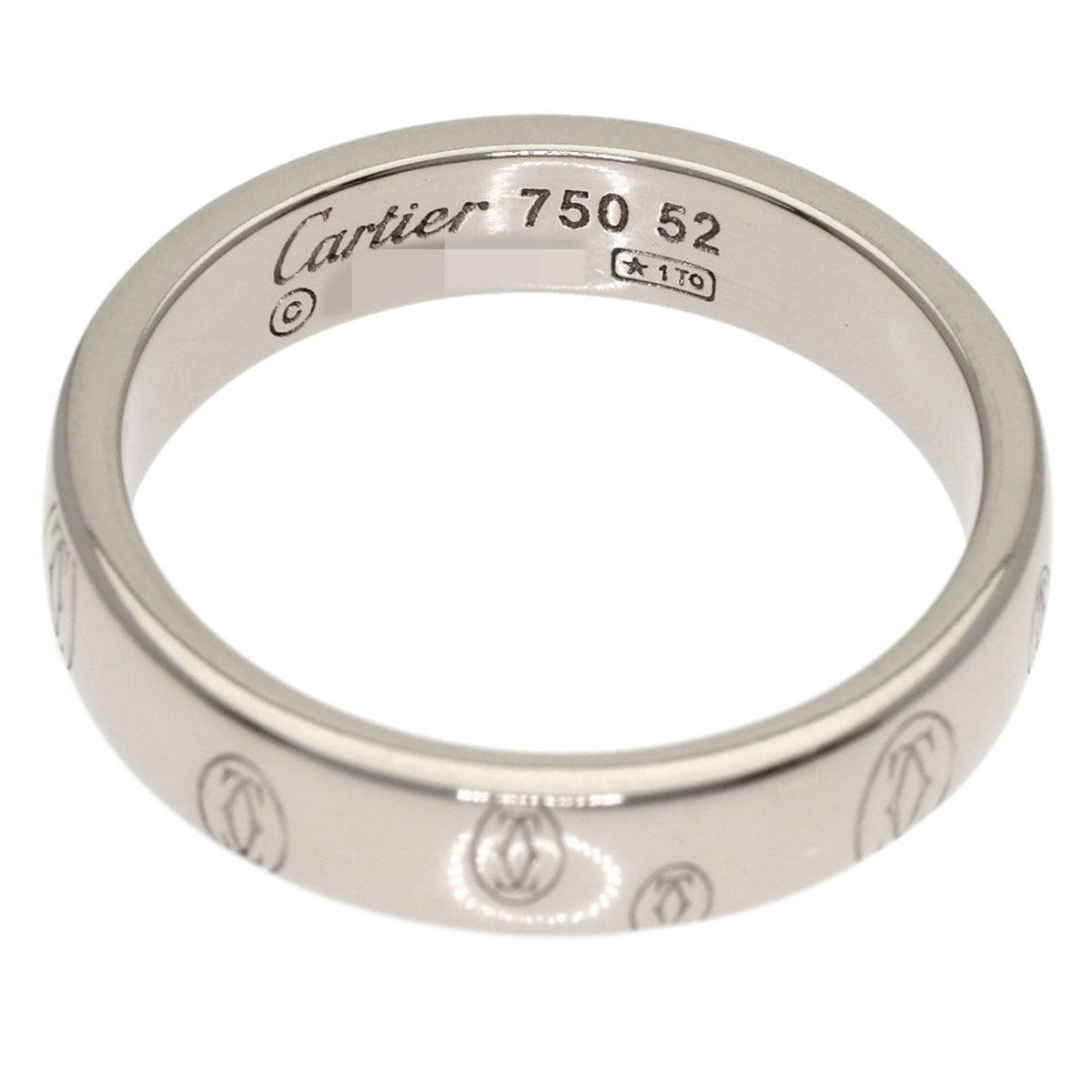 Cartier Happy Birthday White Gold (18K) Band Ring (Pre-Owned)