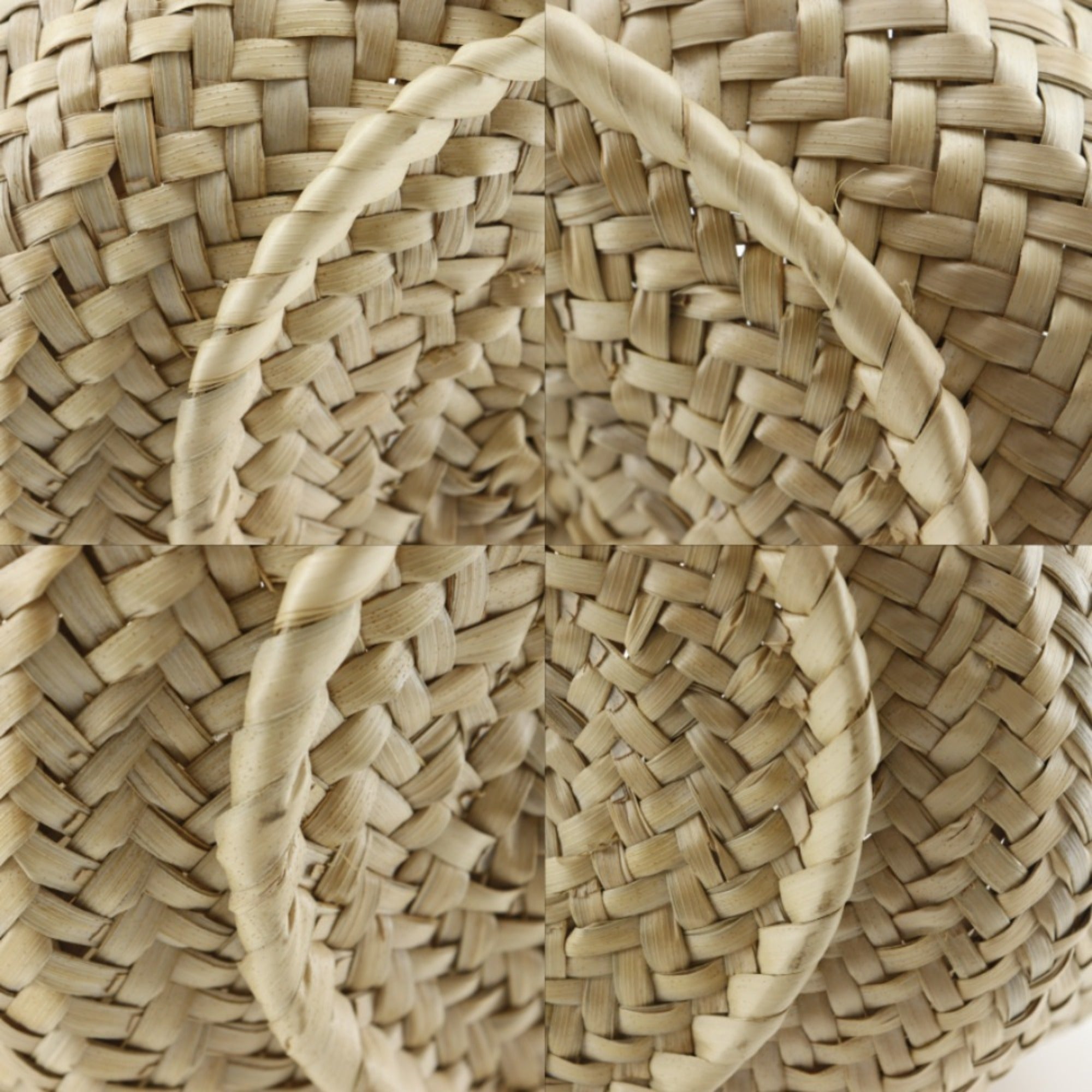 Loewe Beige Raffia Leather Basket Tote Bag (Pre-Owned)