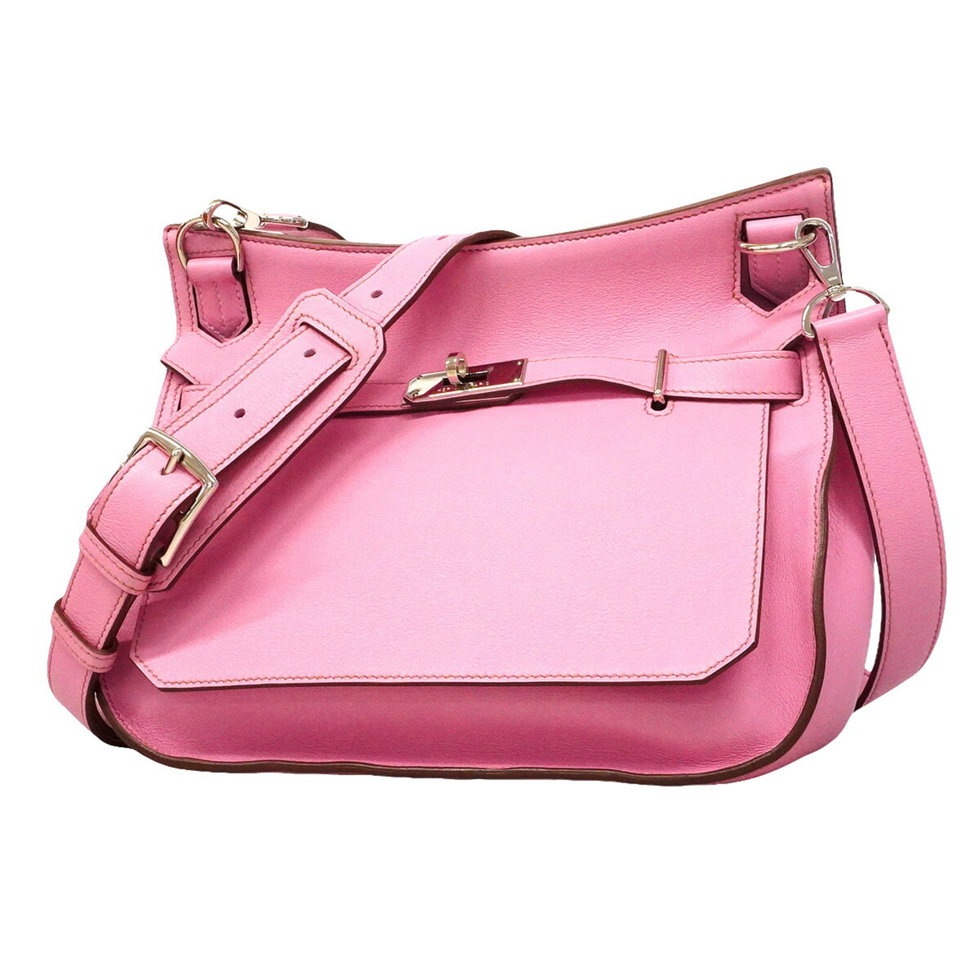 Hermes Pink Swift Leather Shoulder Bag (Pre-Owned)