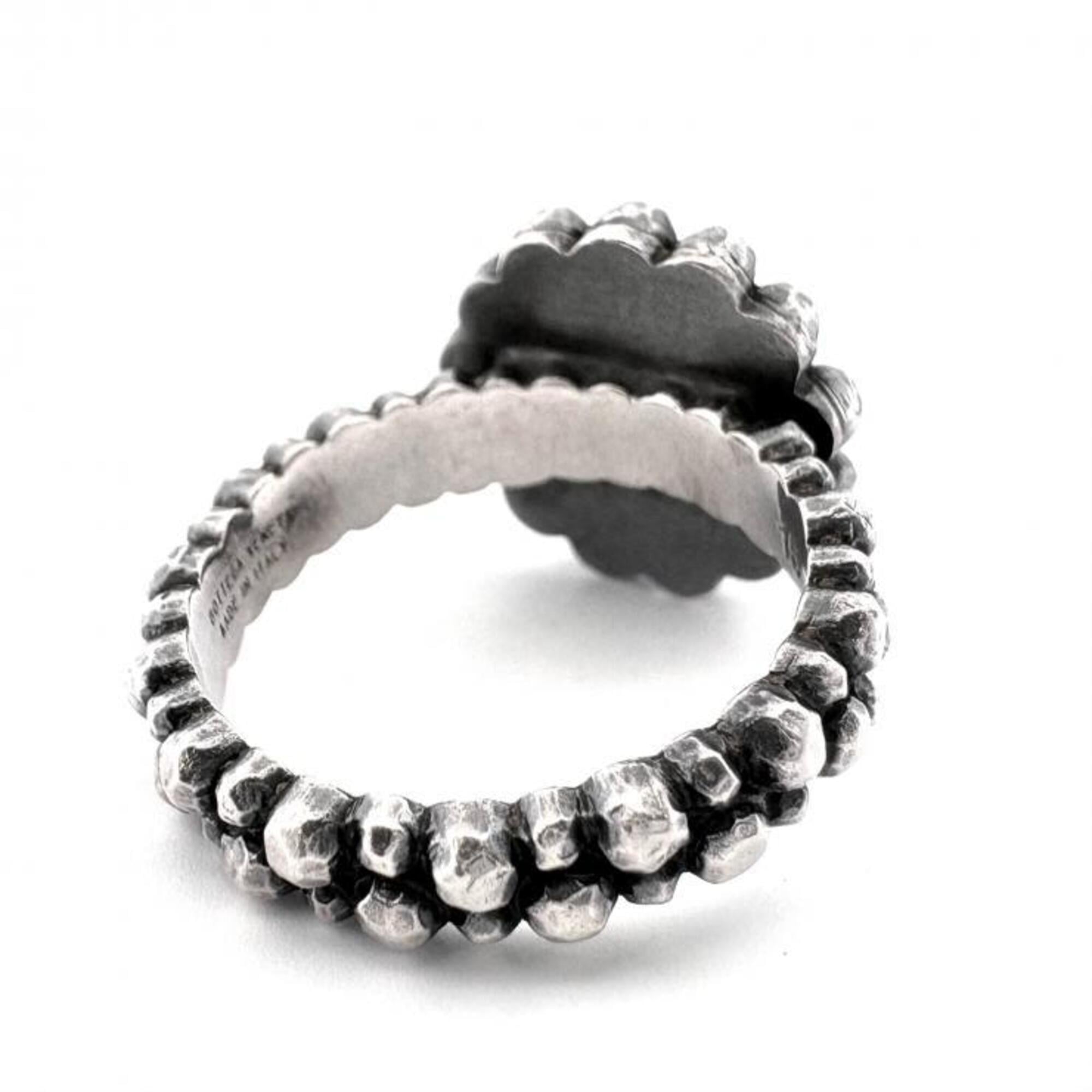 Bottega Veneta Silver Silver 925 Band Ring (Pre-Owned)