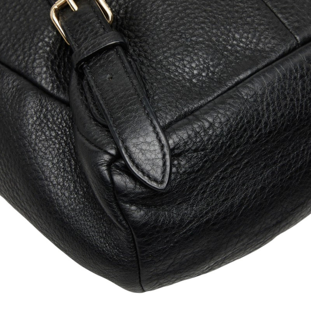 Coach Black Leather Backpack (Pre-Owned)