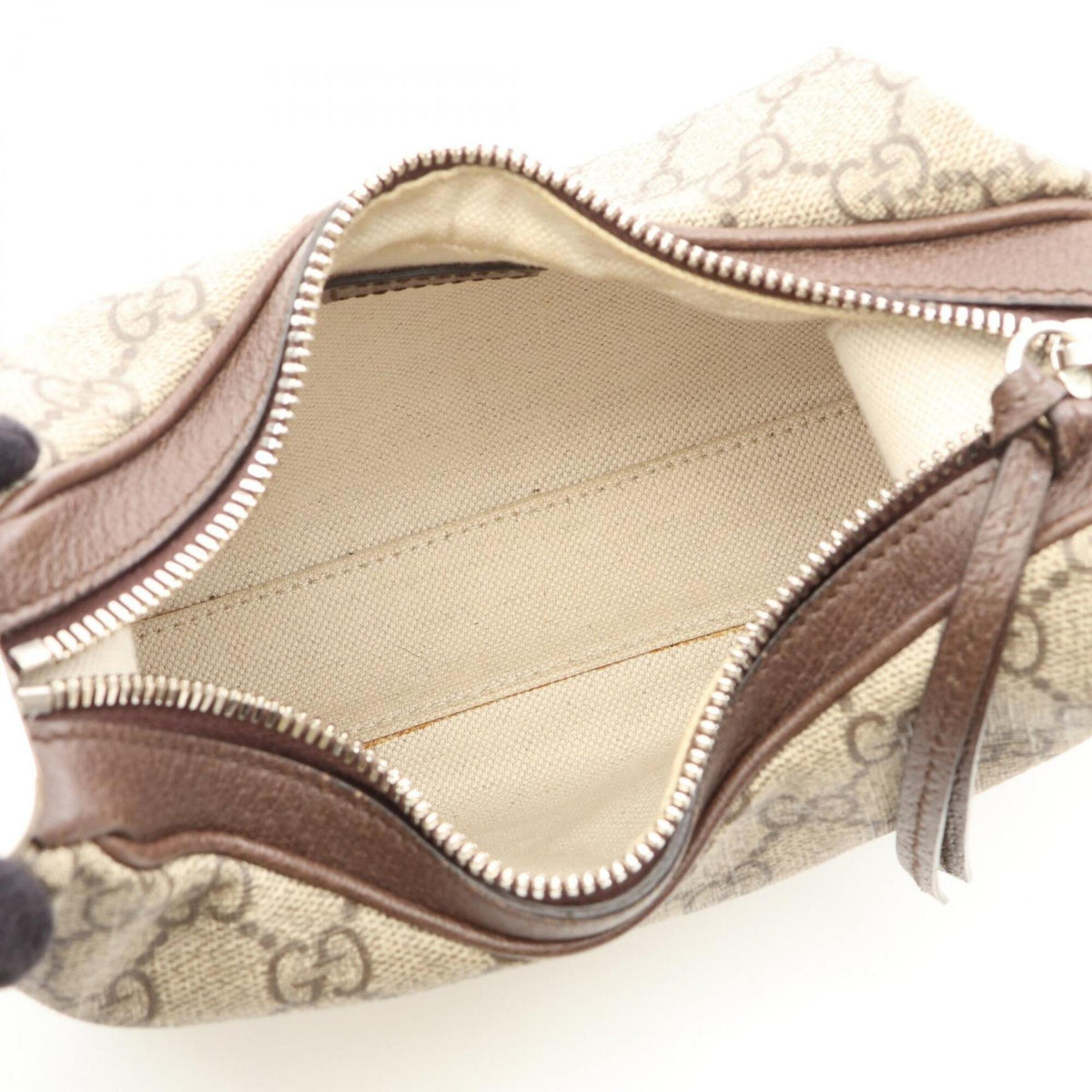 Gucci Beige Multi-Color Coated Canvas Leather Handbag Shoulder Bag (Pre-Owned)