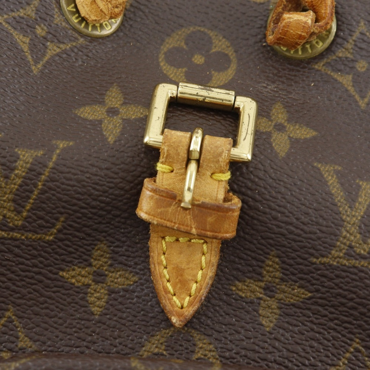 Louis Vuitton Brown Canvas Backpack (Pre-Owned)