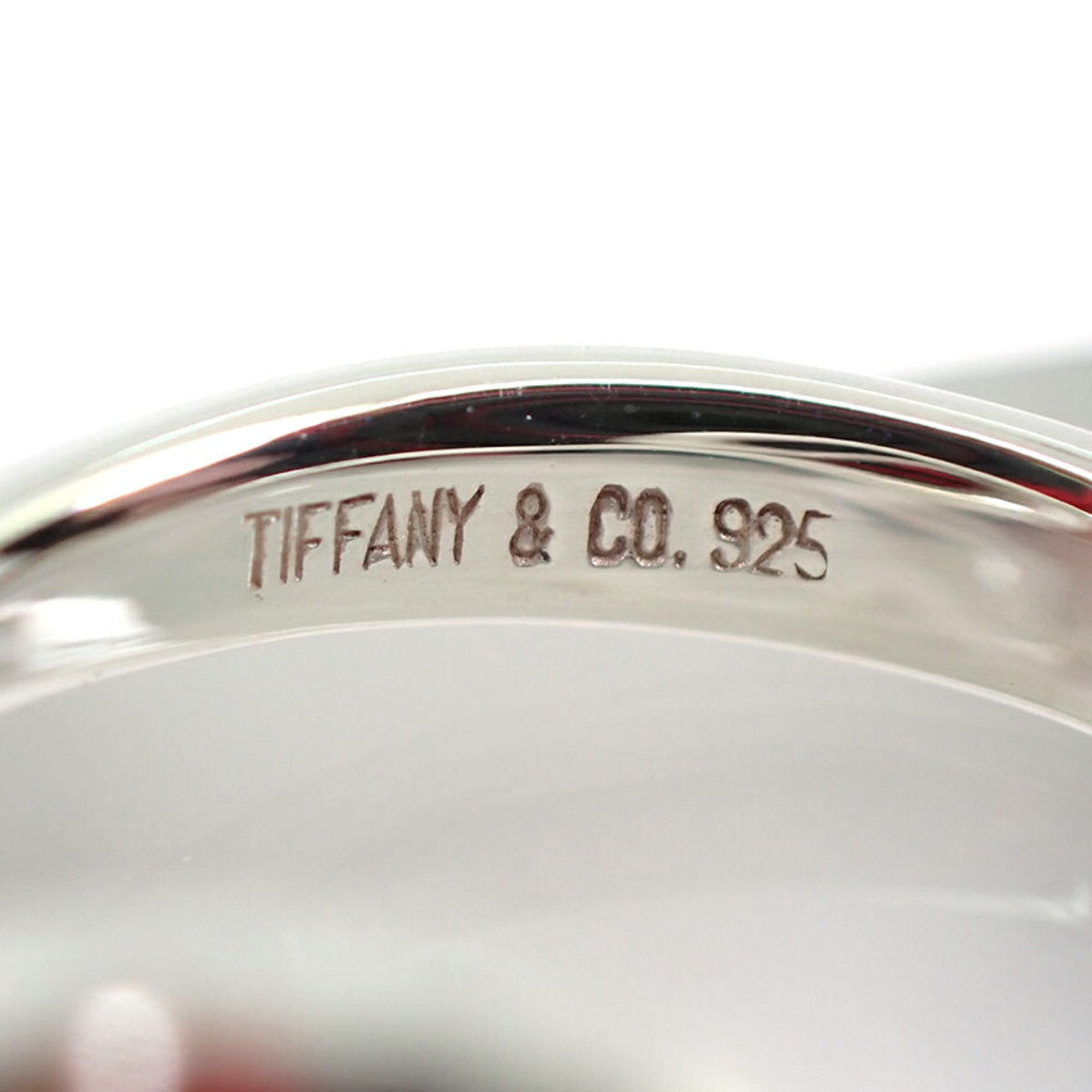 Tiffany Silver Silver 925 Band Ring (Pre-Owned)