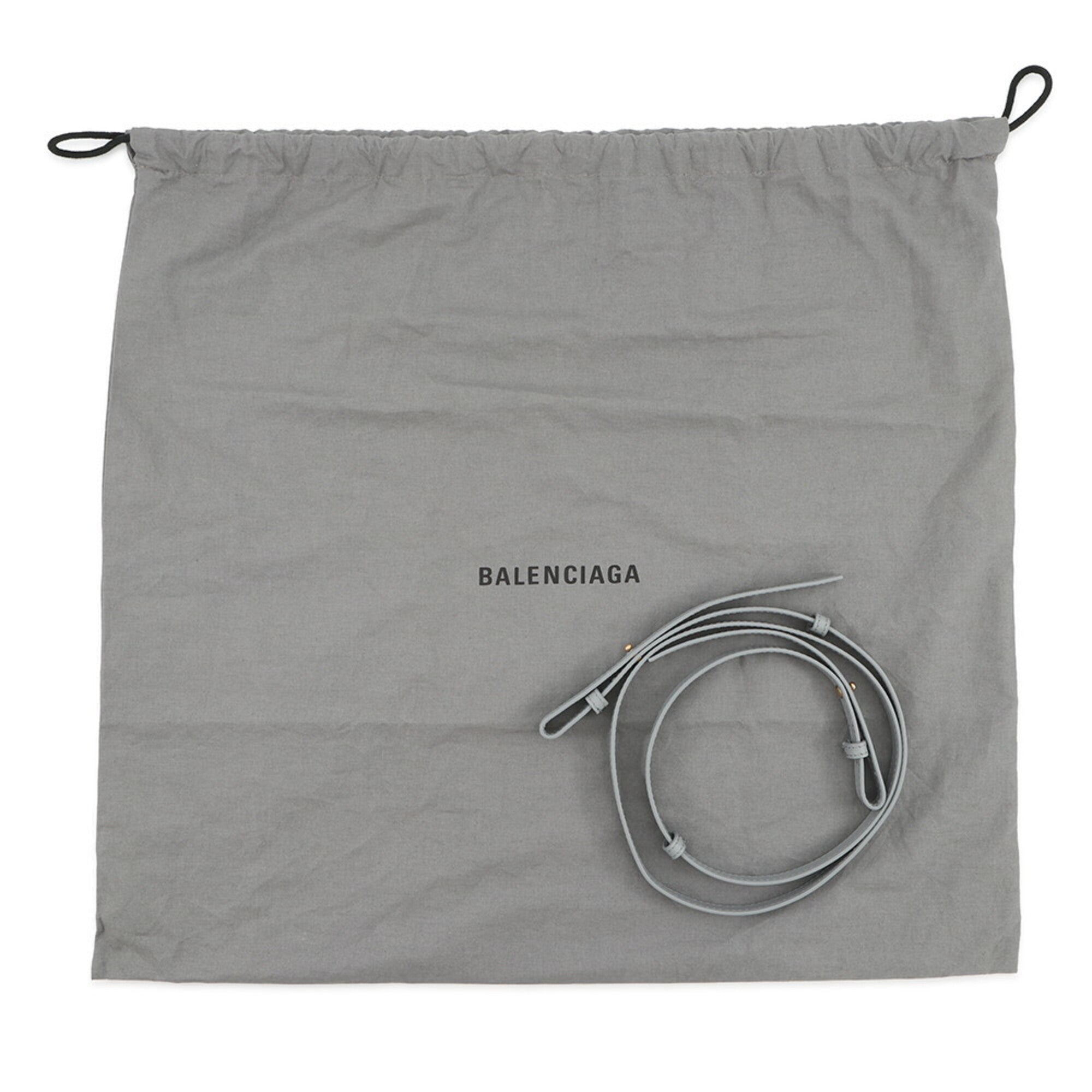 Balenciaga Gray Canvas Handbag Tote Bag (Pre-Owned)