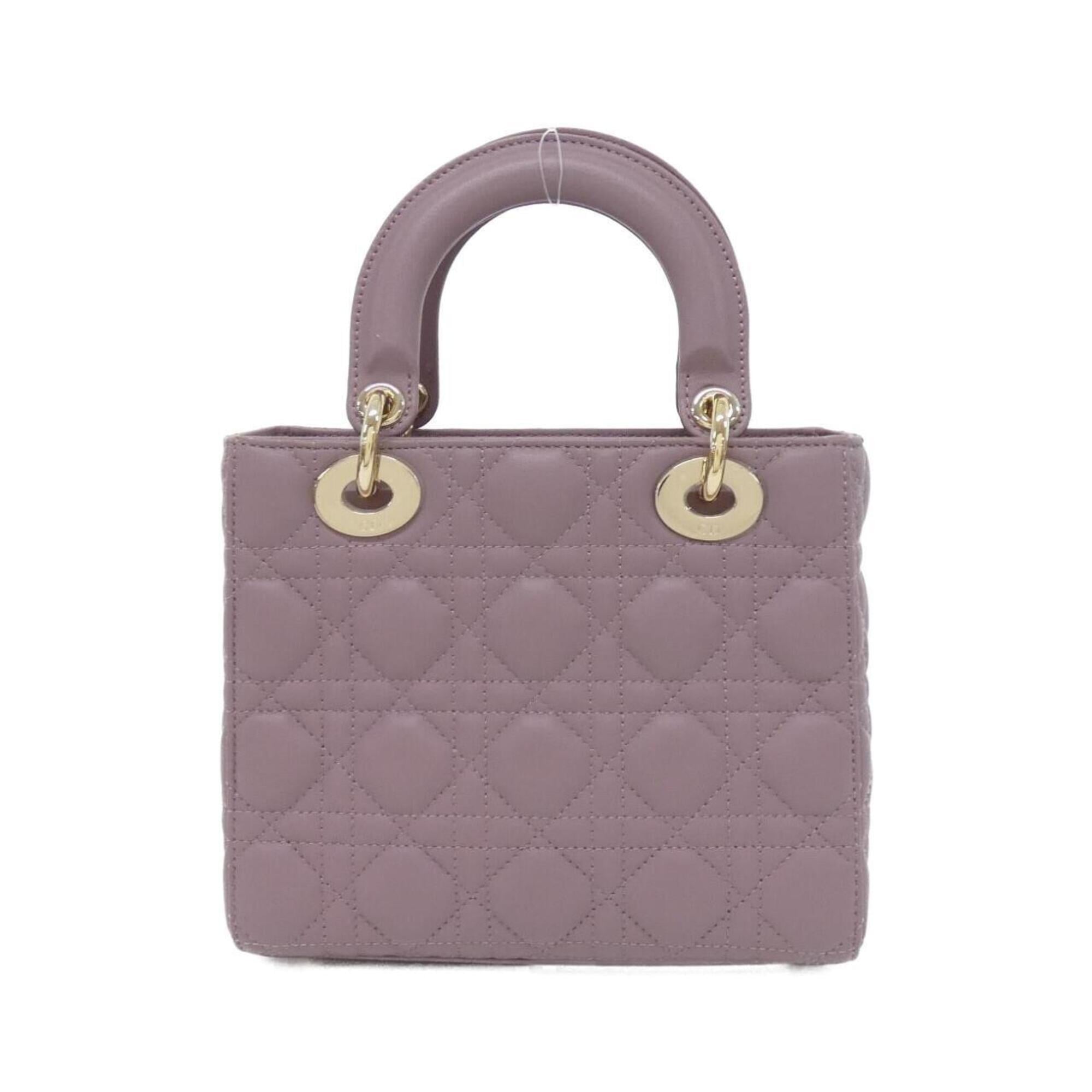 Christian Dior Pink Leather Handbag (Pre-Owned)