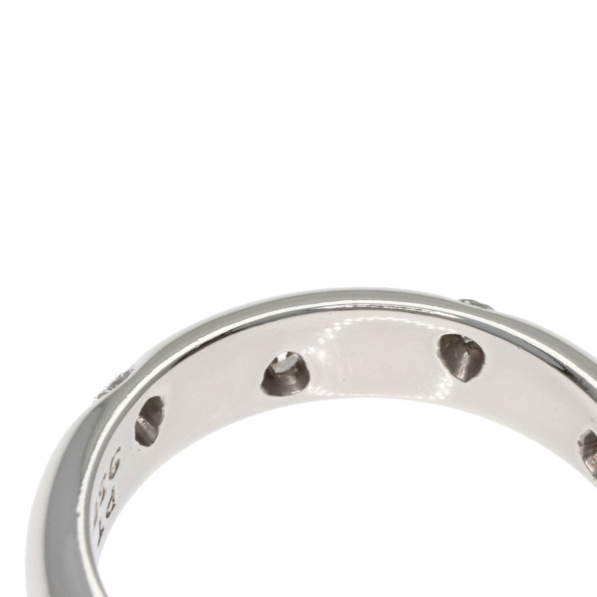 Tiffany Silver Platinum 950 Band Ring (Pre-Owned)