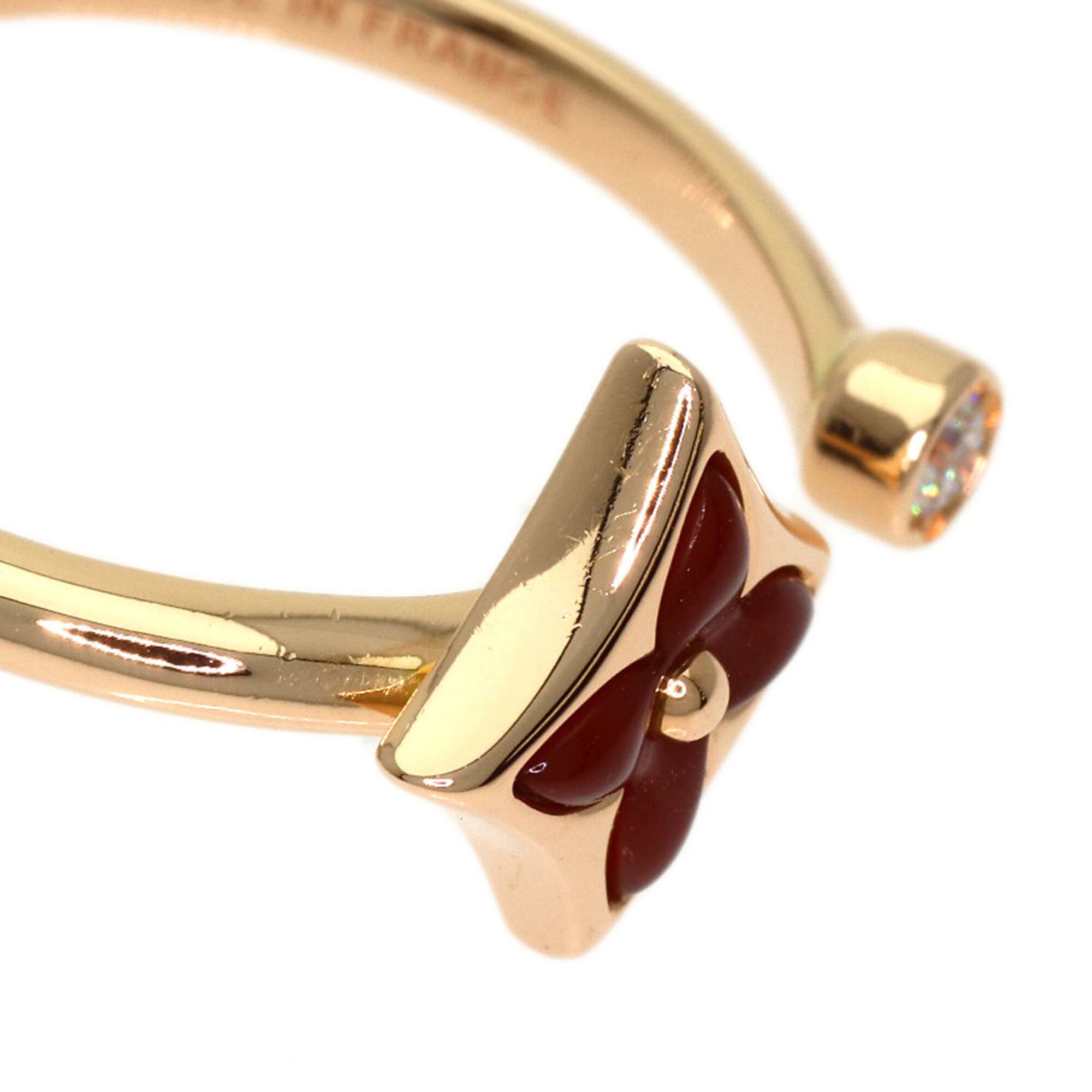 Louis Vuitton Pink Gold (18K) Band Ring (Pre-Owned)