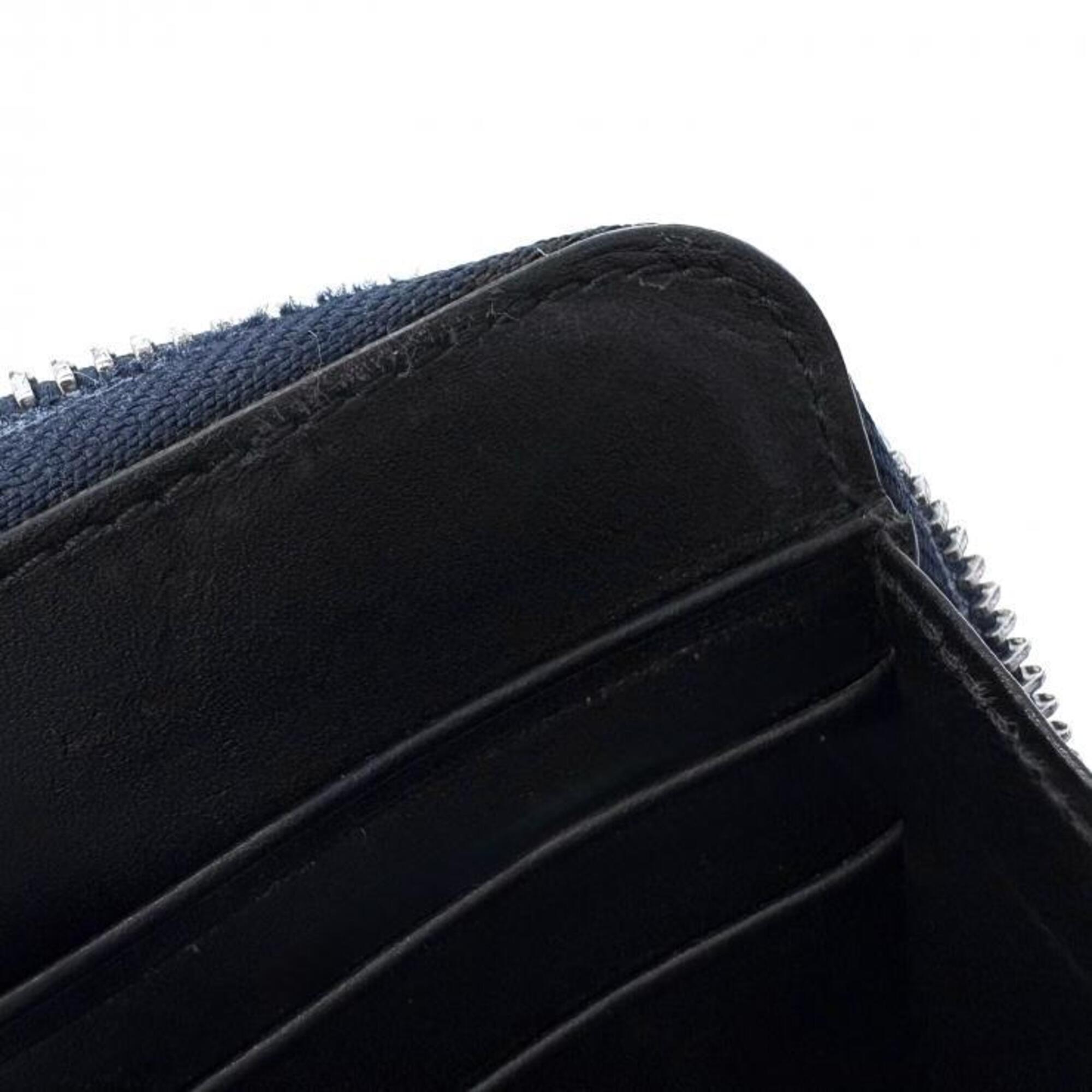 Loewe Navy Long Wallet (Bi-Fold) (Pre-Owned)