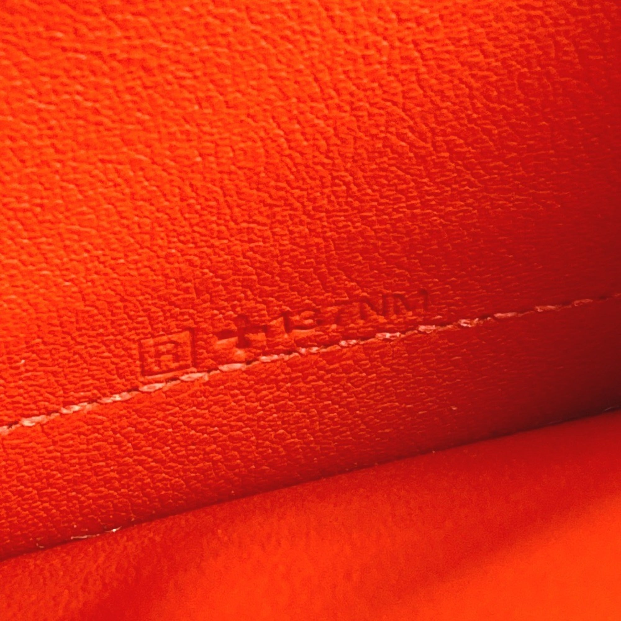 Hermes Red Color Swift Leather Pochette Shoulder Bag (Pre-Owned)