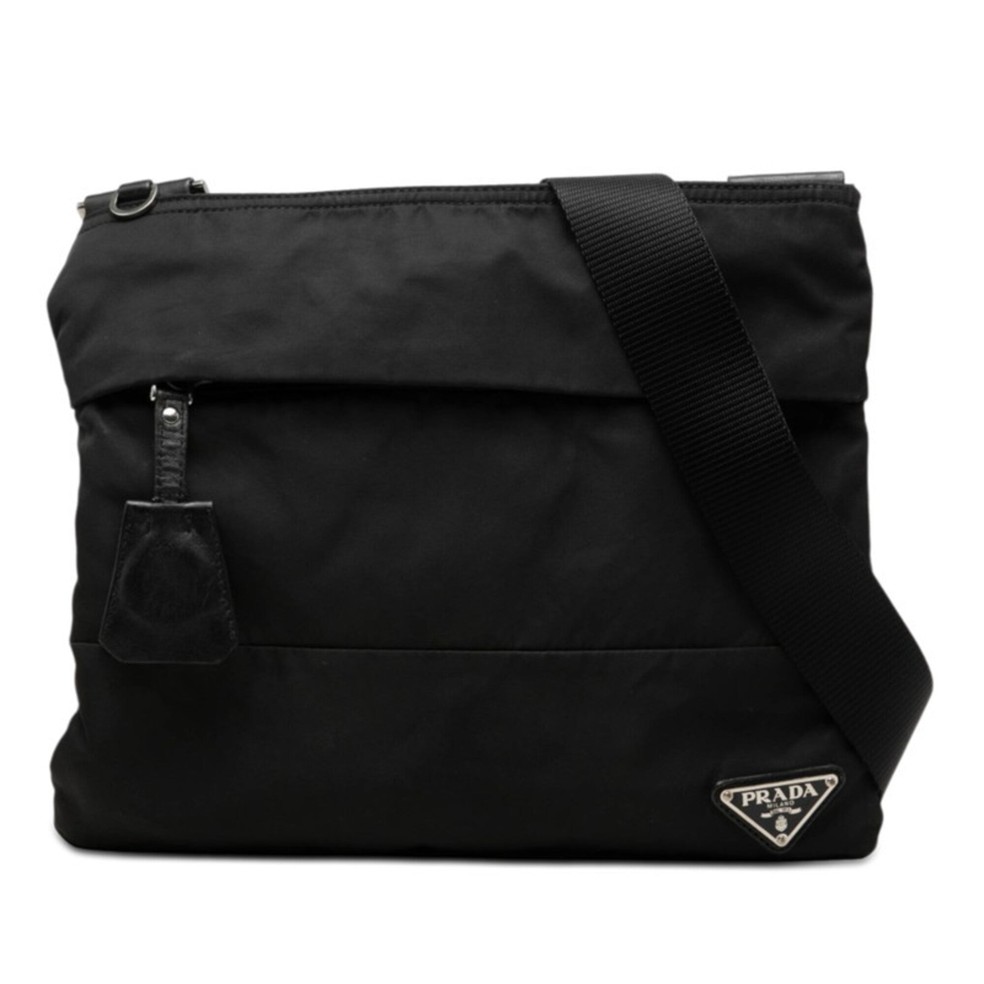 Prada Black Nylon Shoulder Bag (Pre-Owned)