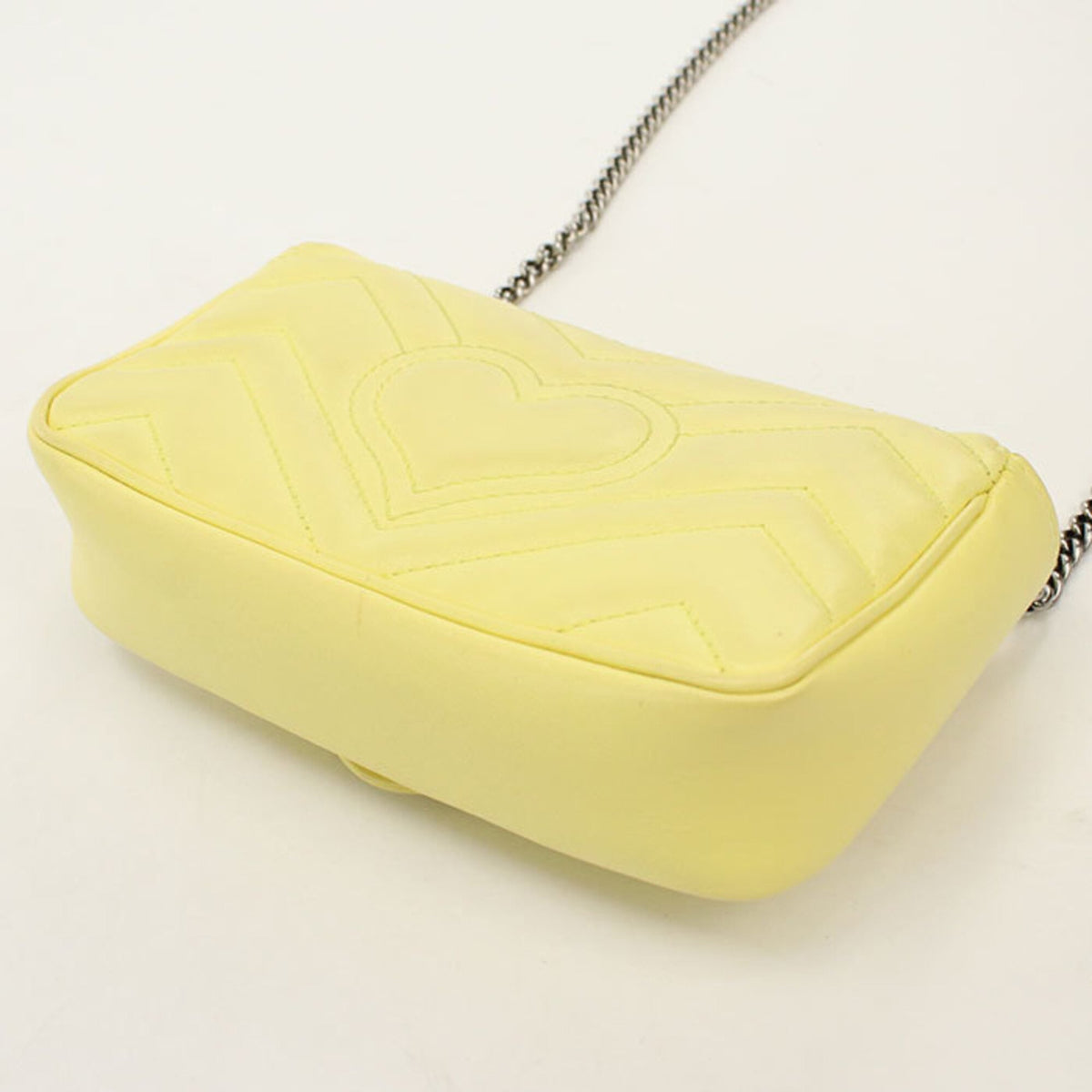 Gucci Yellow Leather Shoulder Bag (Pre-Owned)